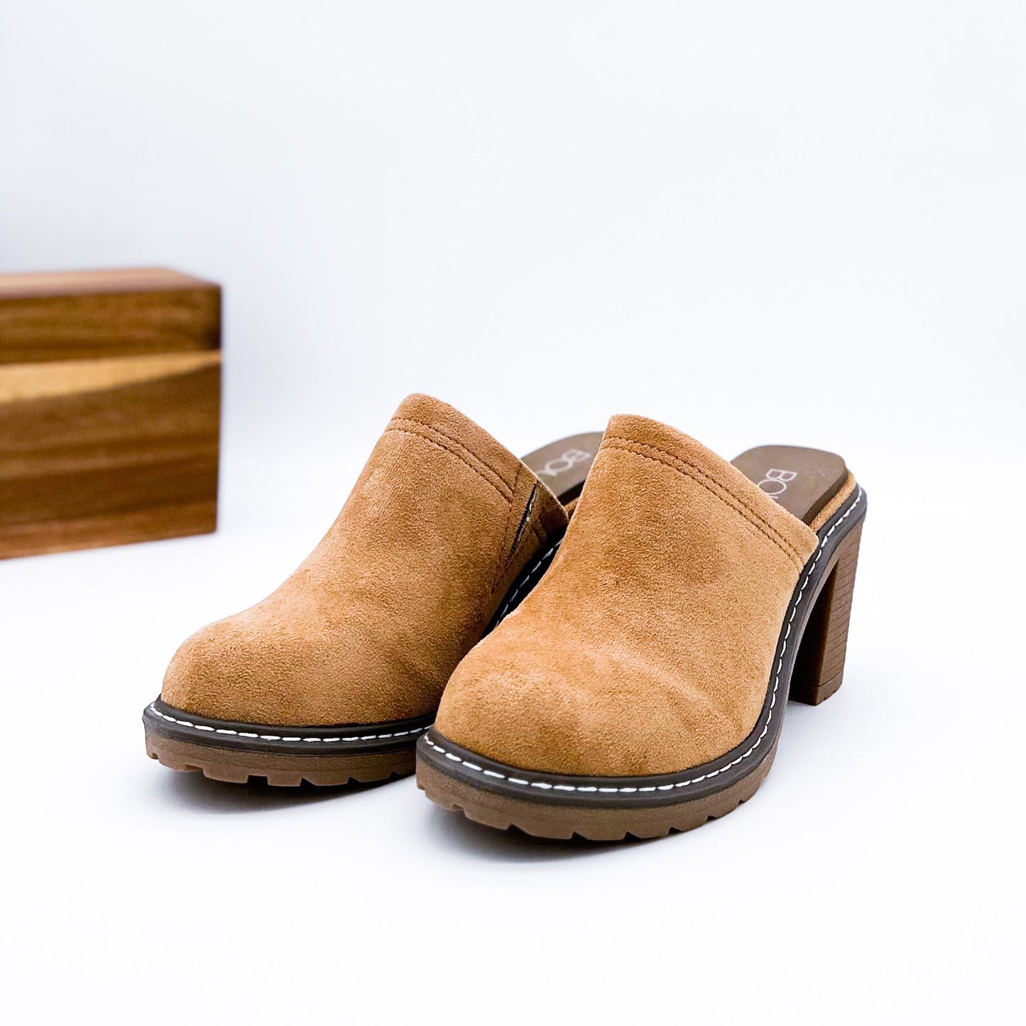 Corkys Lantern Clog Shoe in Camel
