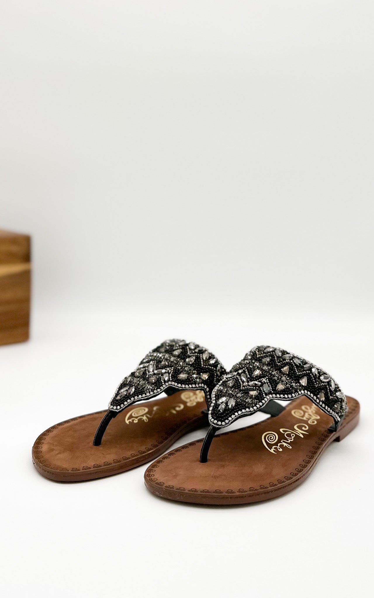 Naughty Monkey Loving U Sandals in Black