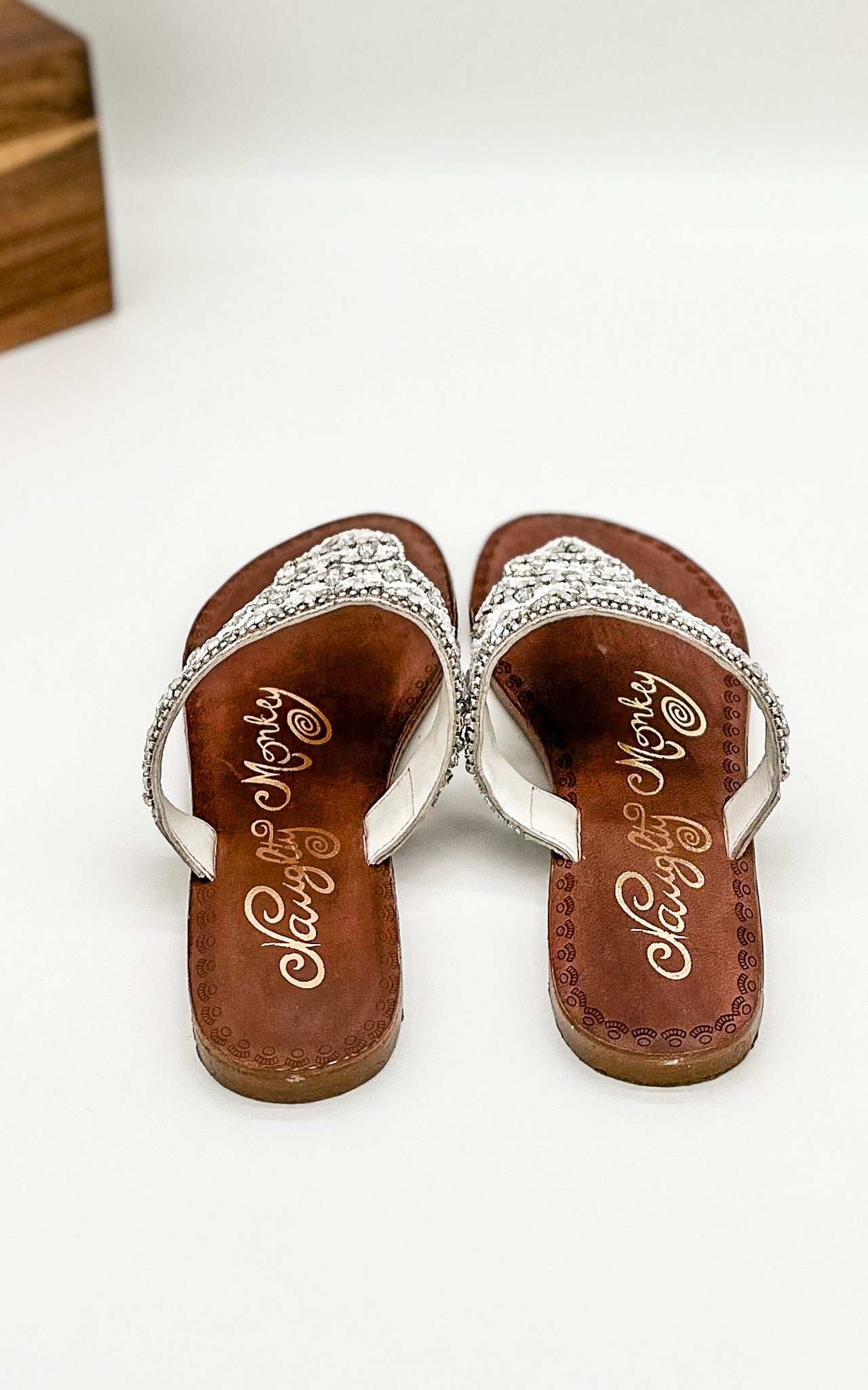 Naughty Monkey Loving U Sandals in White