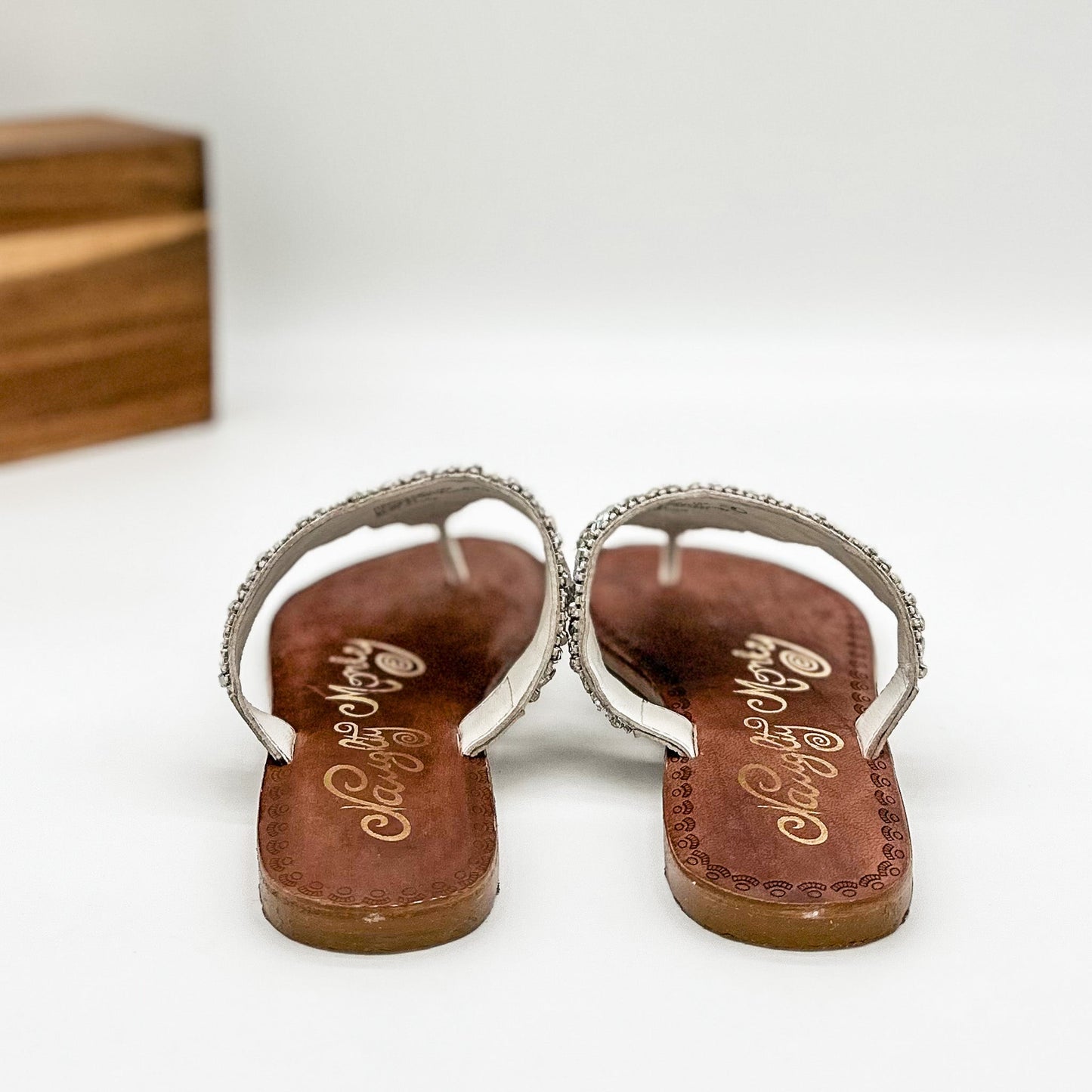 Naughty Monkey Loving U Sandals in White