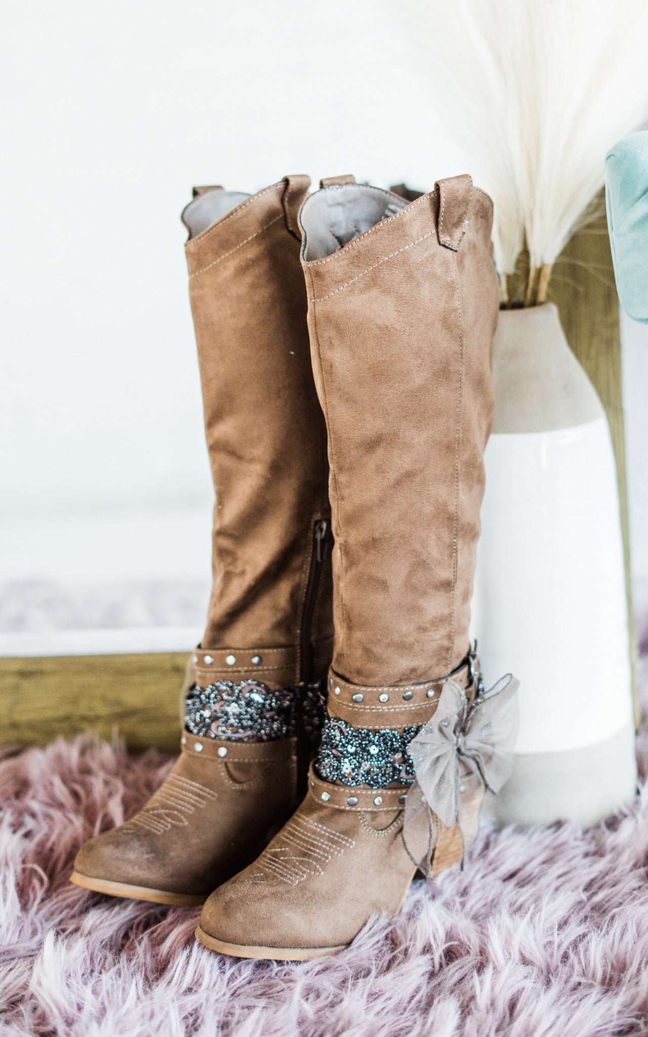 Not Rated Lush Boot in Taupe