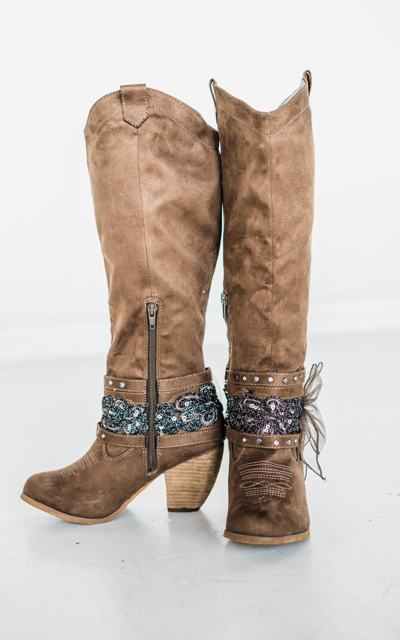 Not Rated Lush Boot in Taupe