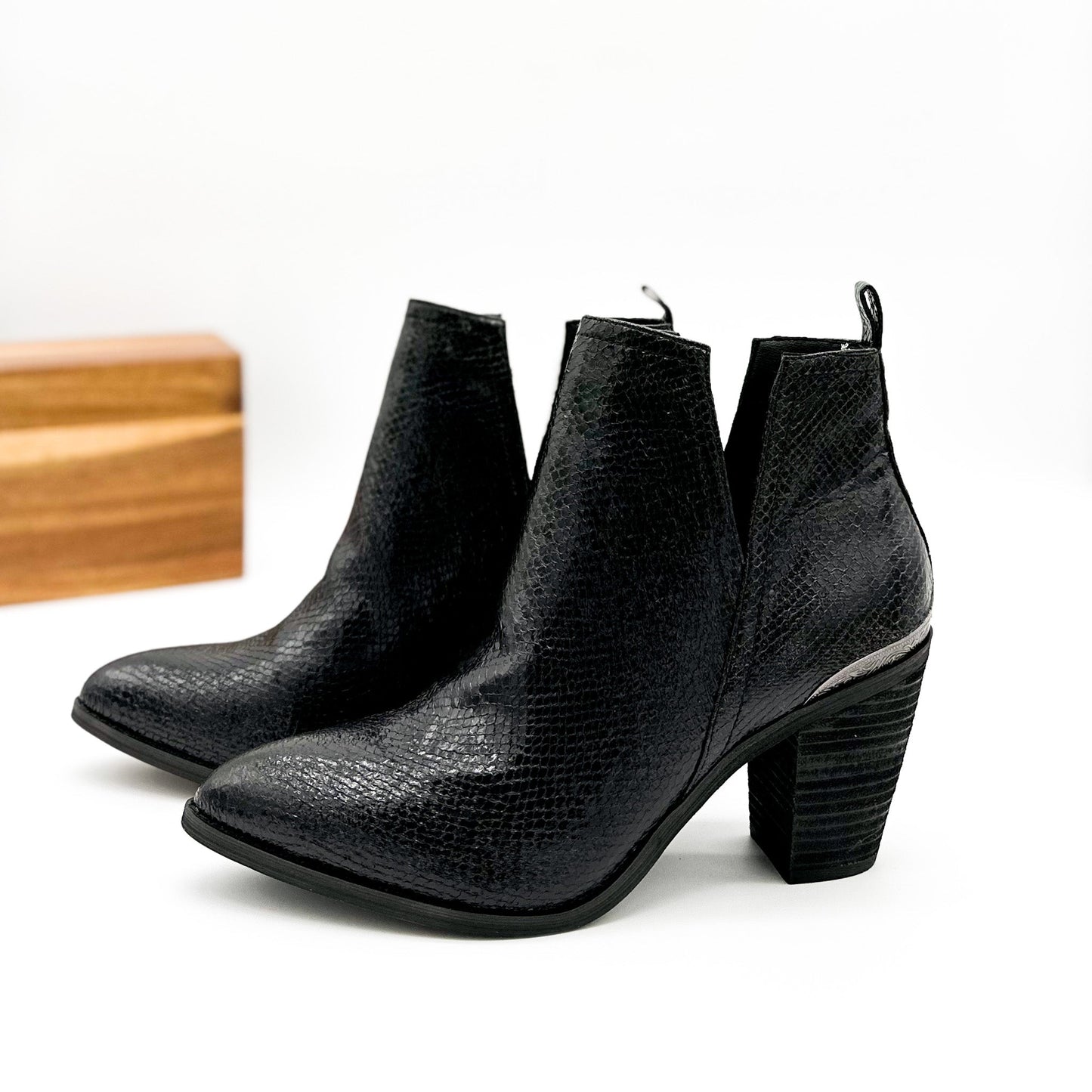 Very Volatile Mumba Booties in Black