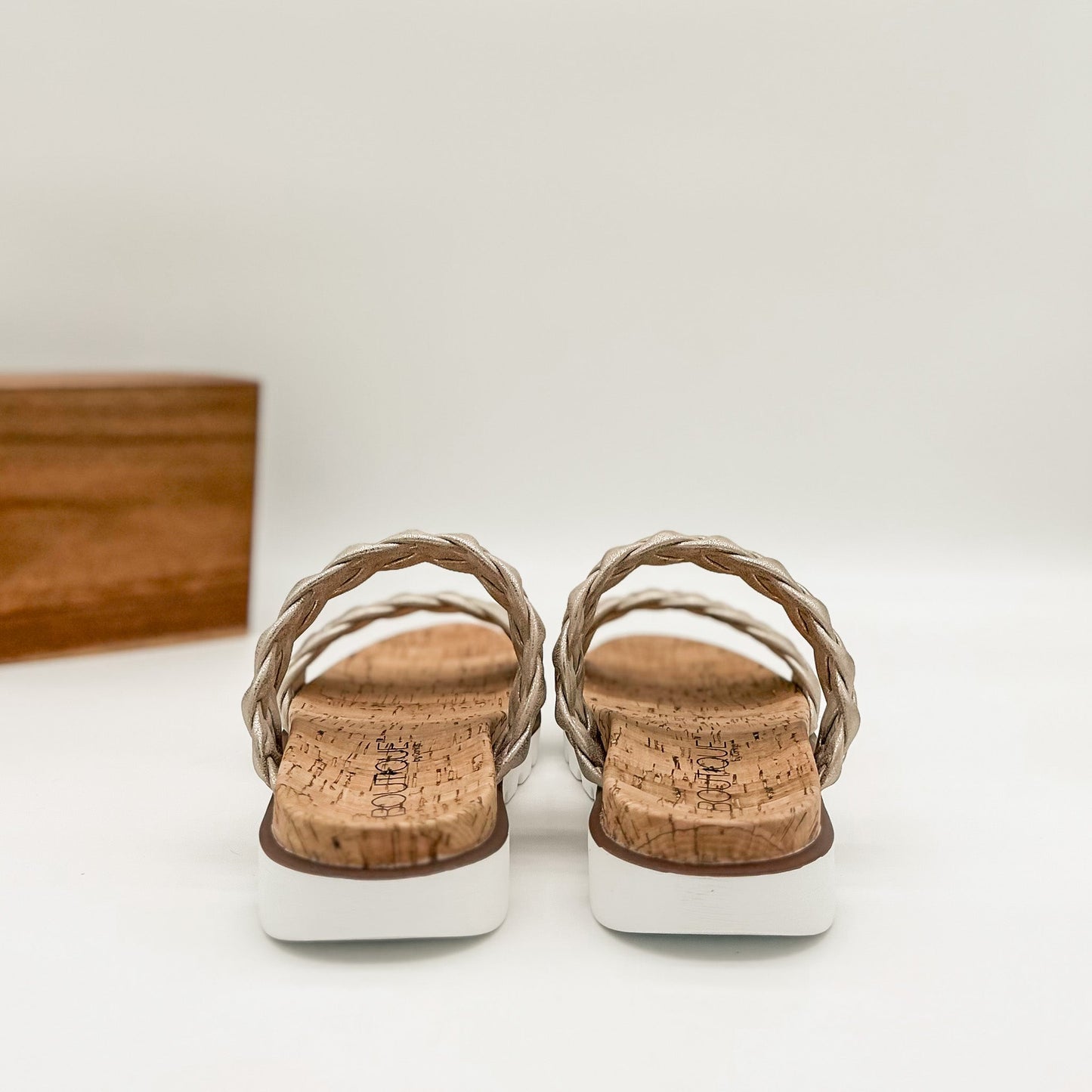 Corkys Moonlight Slide Sandals in Gold