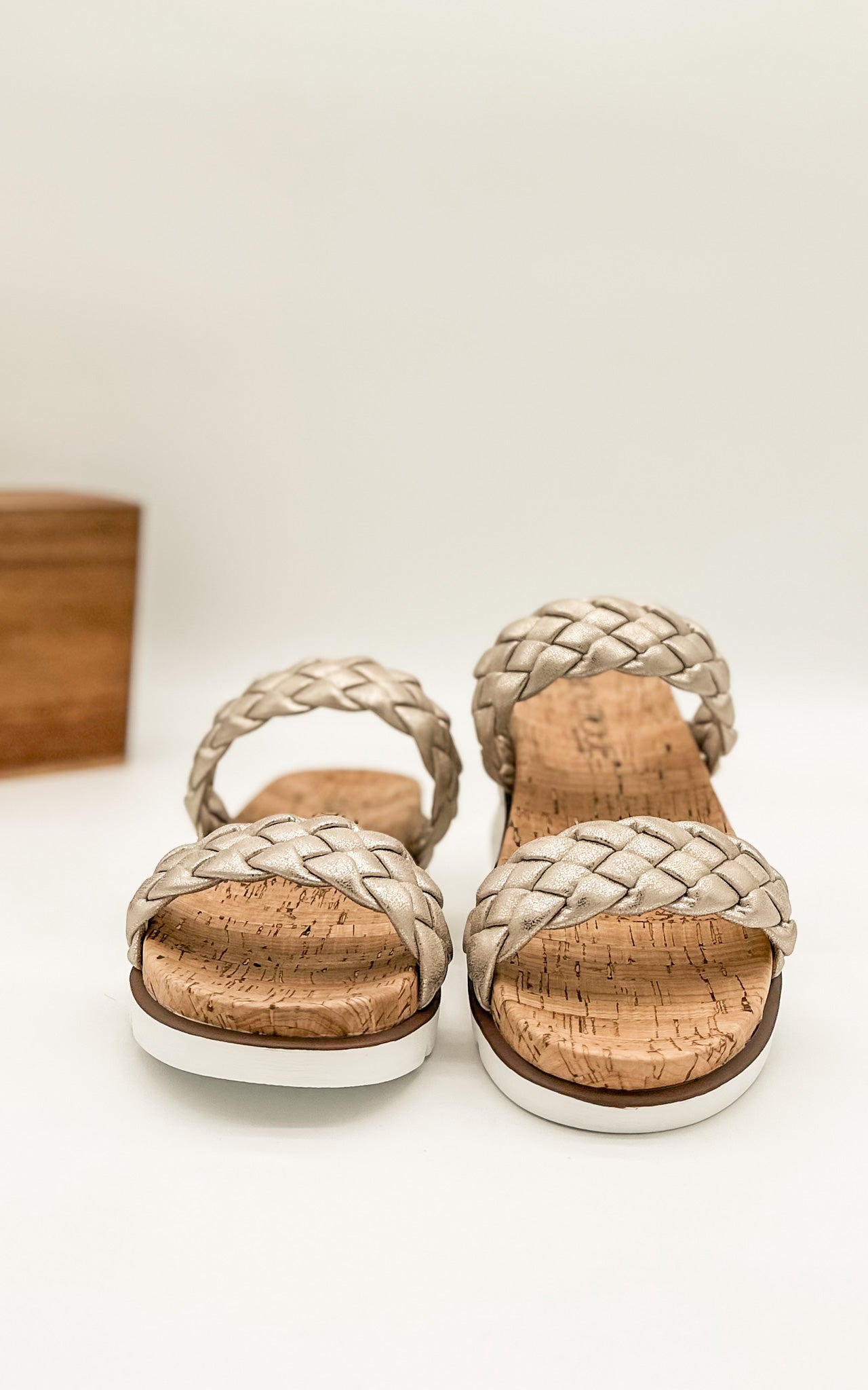Corkys Moonlight Slide Sandals in Gold