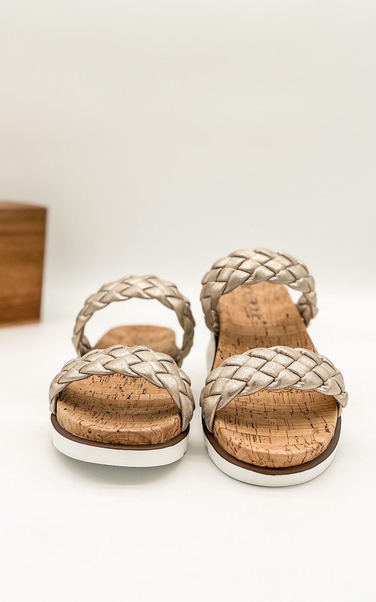 Corkys Moonlight Slide Sandals in Gold