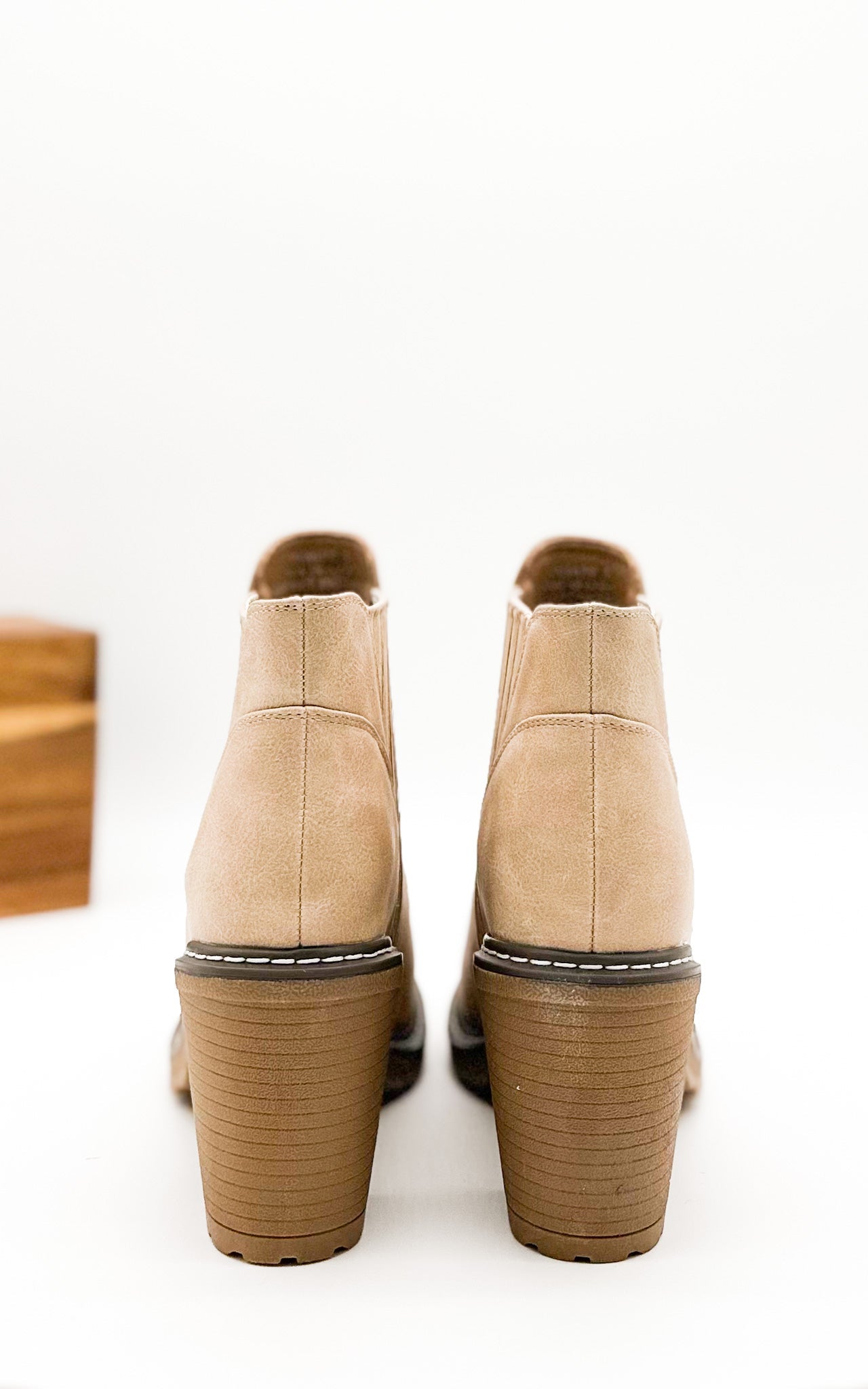 Corkys Pecan Pie Bootie in Ivory