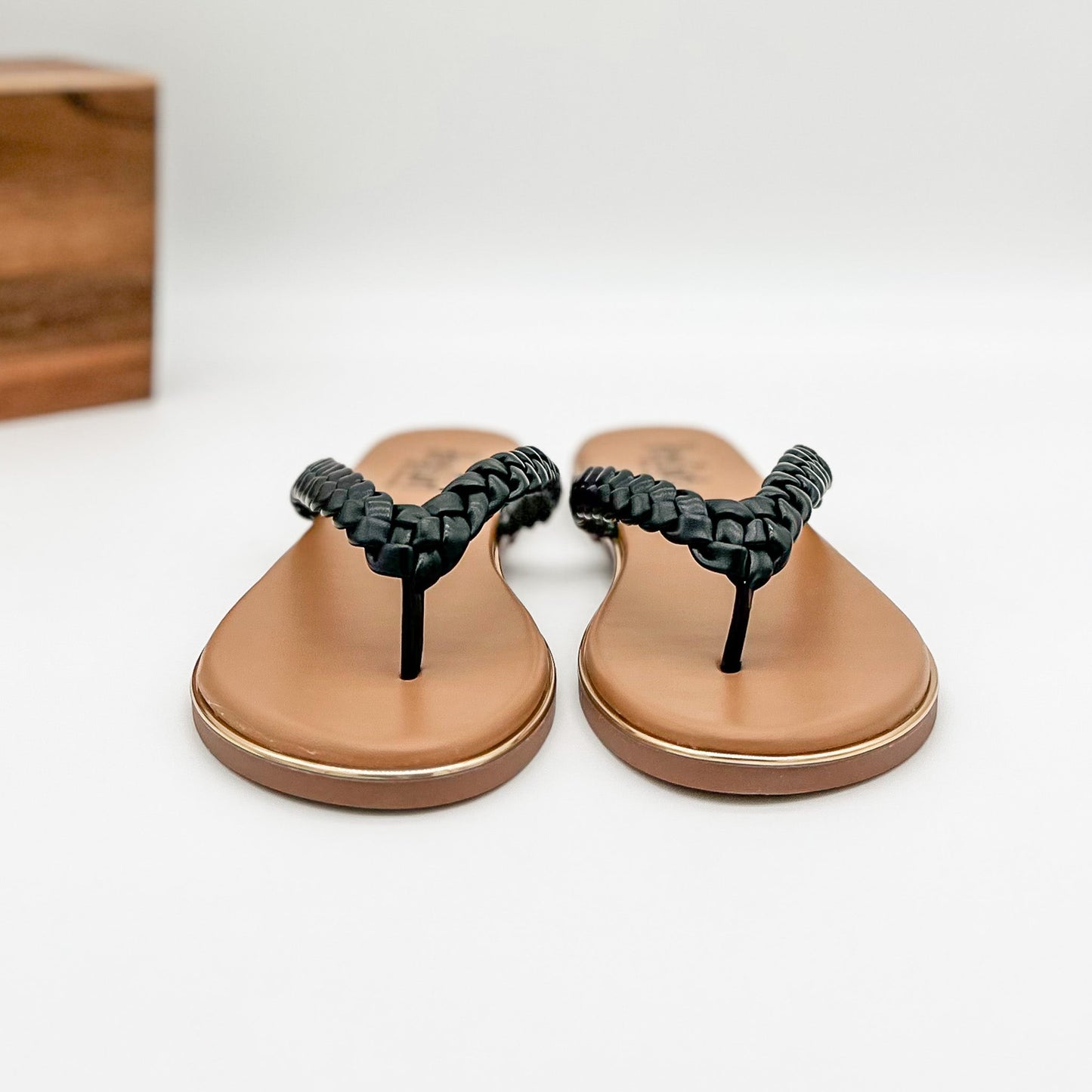 Corkys Pigtail Sandal in Black