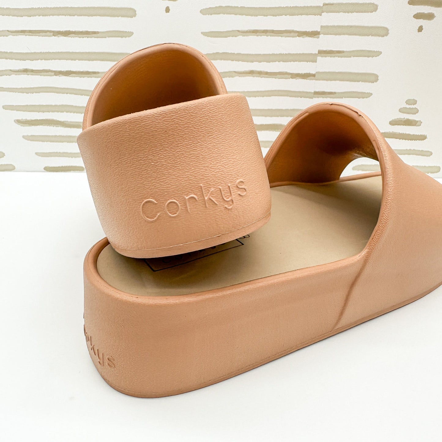 Corkys Popsicle Slide Sandals in Sand