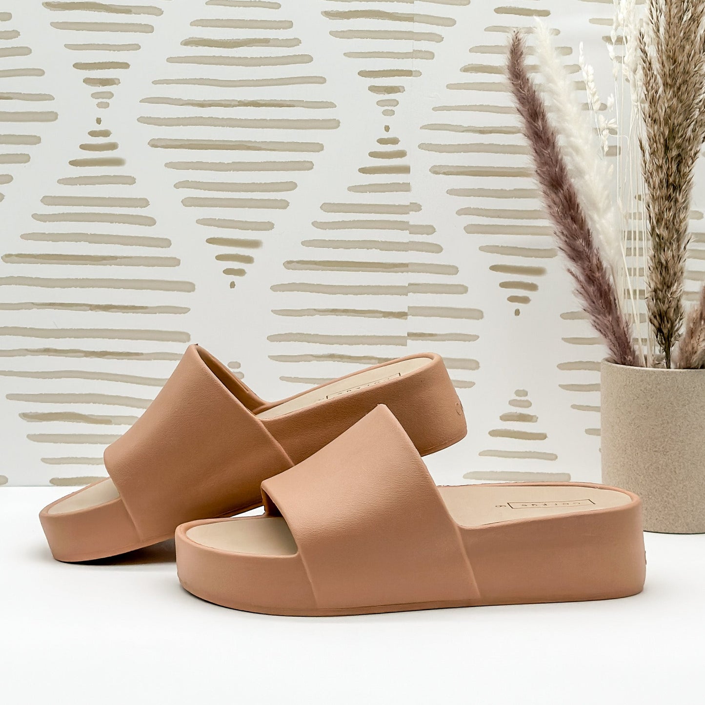 Corkys Popsicle Slide Sandals in Sand