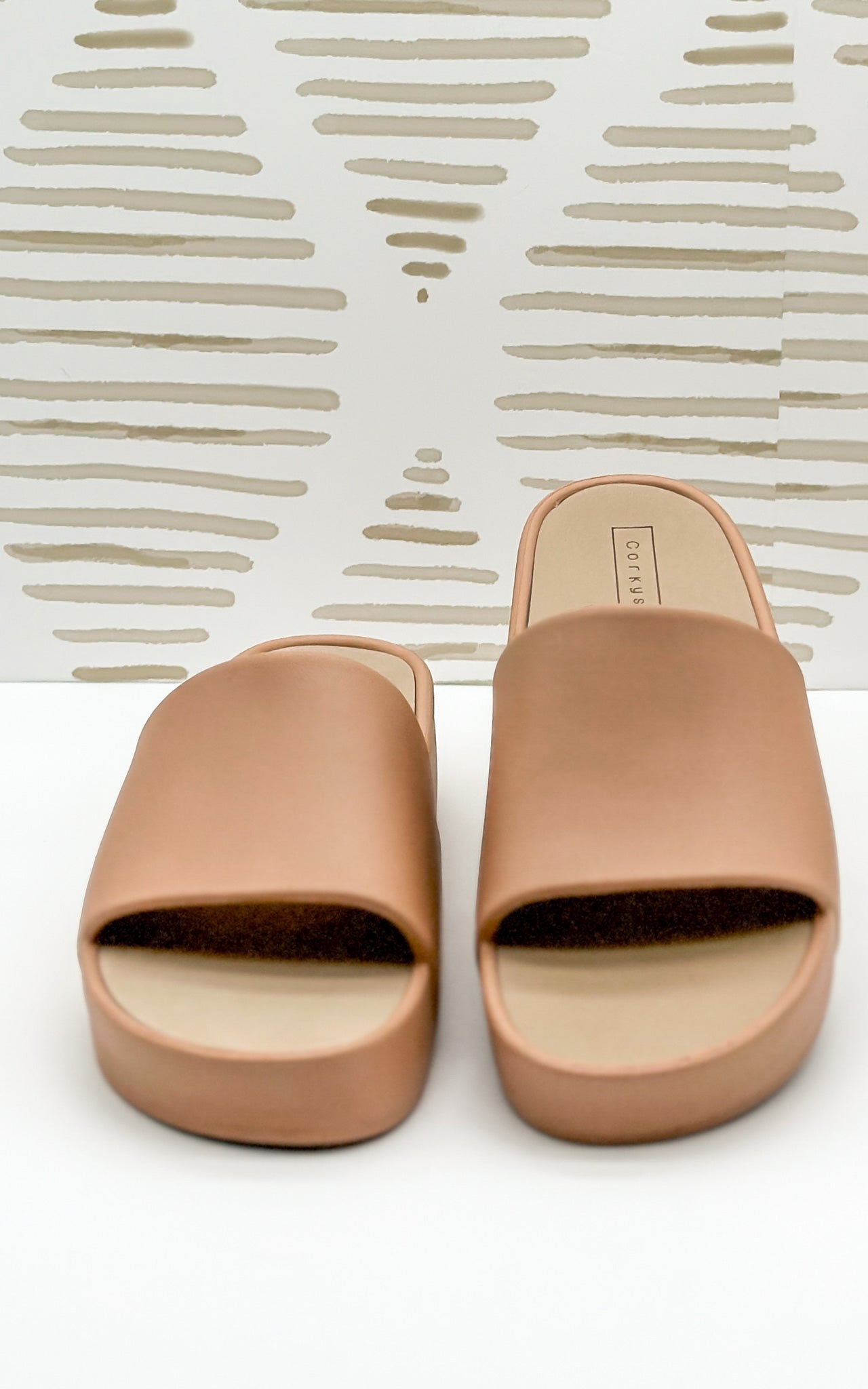 Corkys Popsicle Slide Sandals in Sand