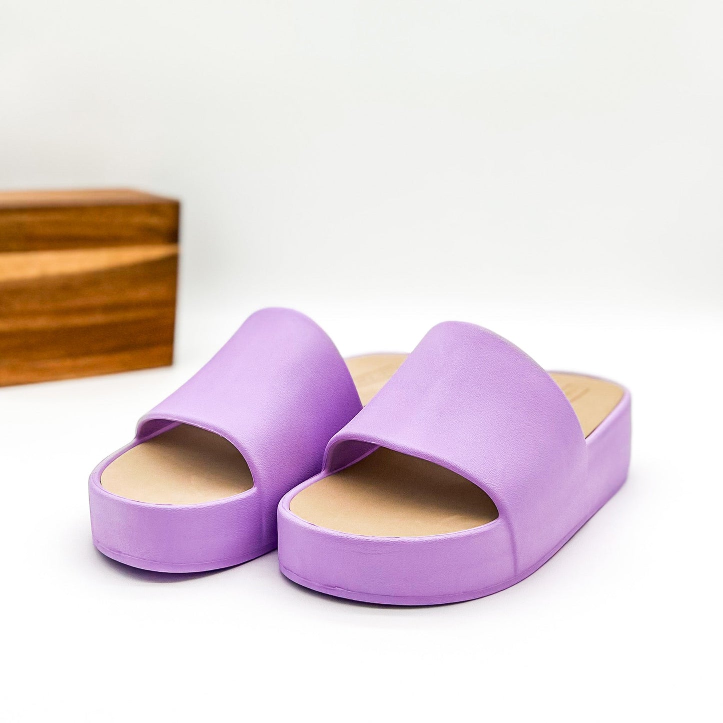 Corkys Popsicle Slide Sandals in Lavender