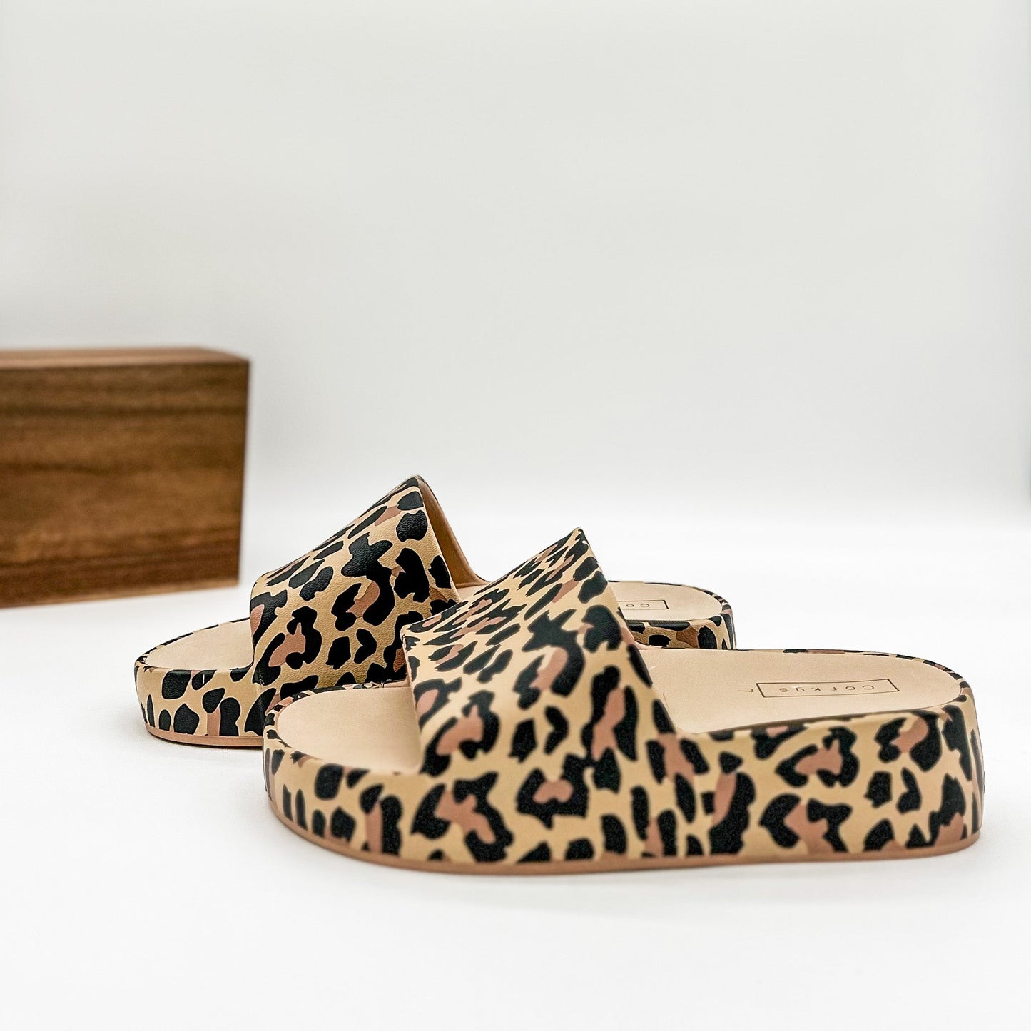 Corkys Popsicle Slides in Leopard