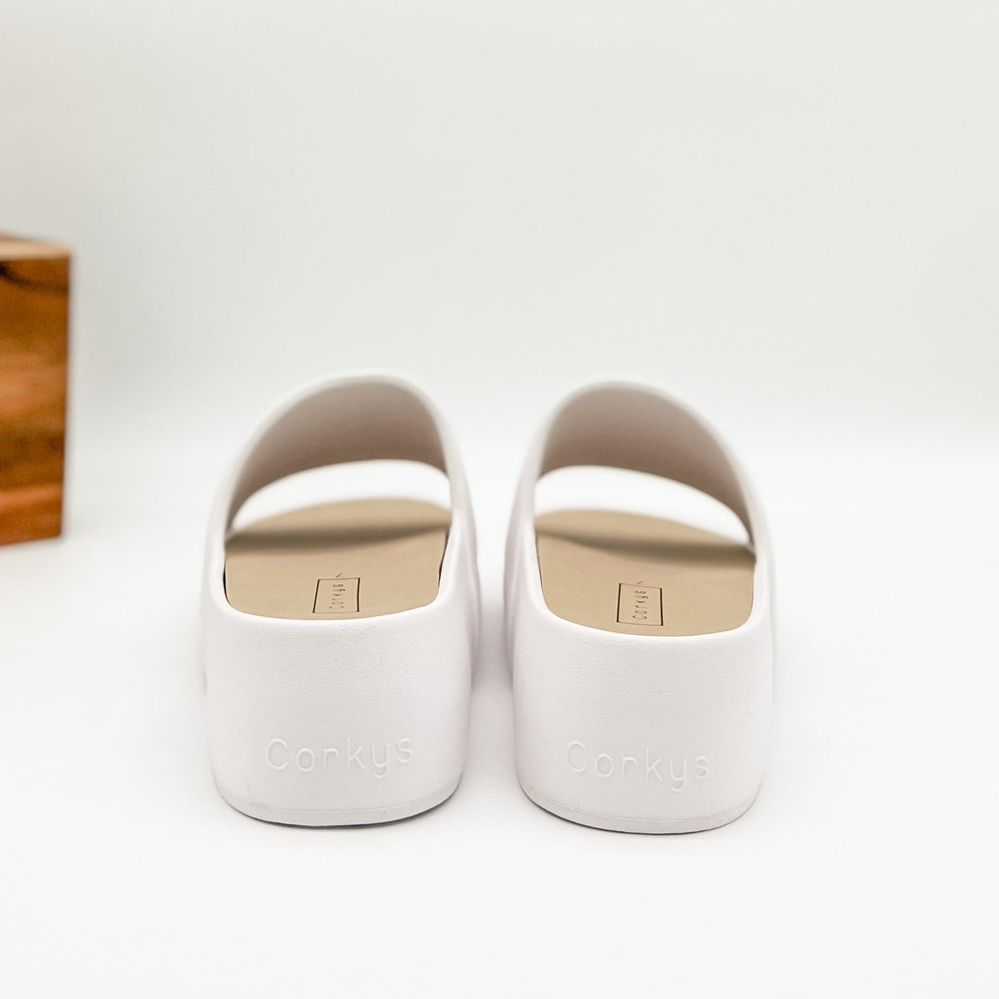 Corkys Popsicle Slides in White