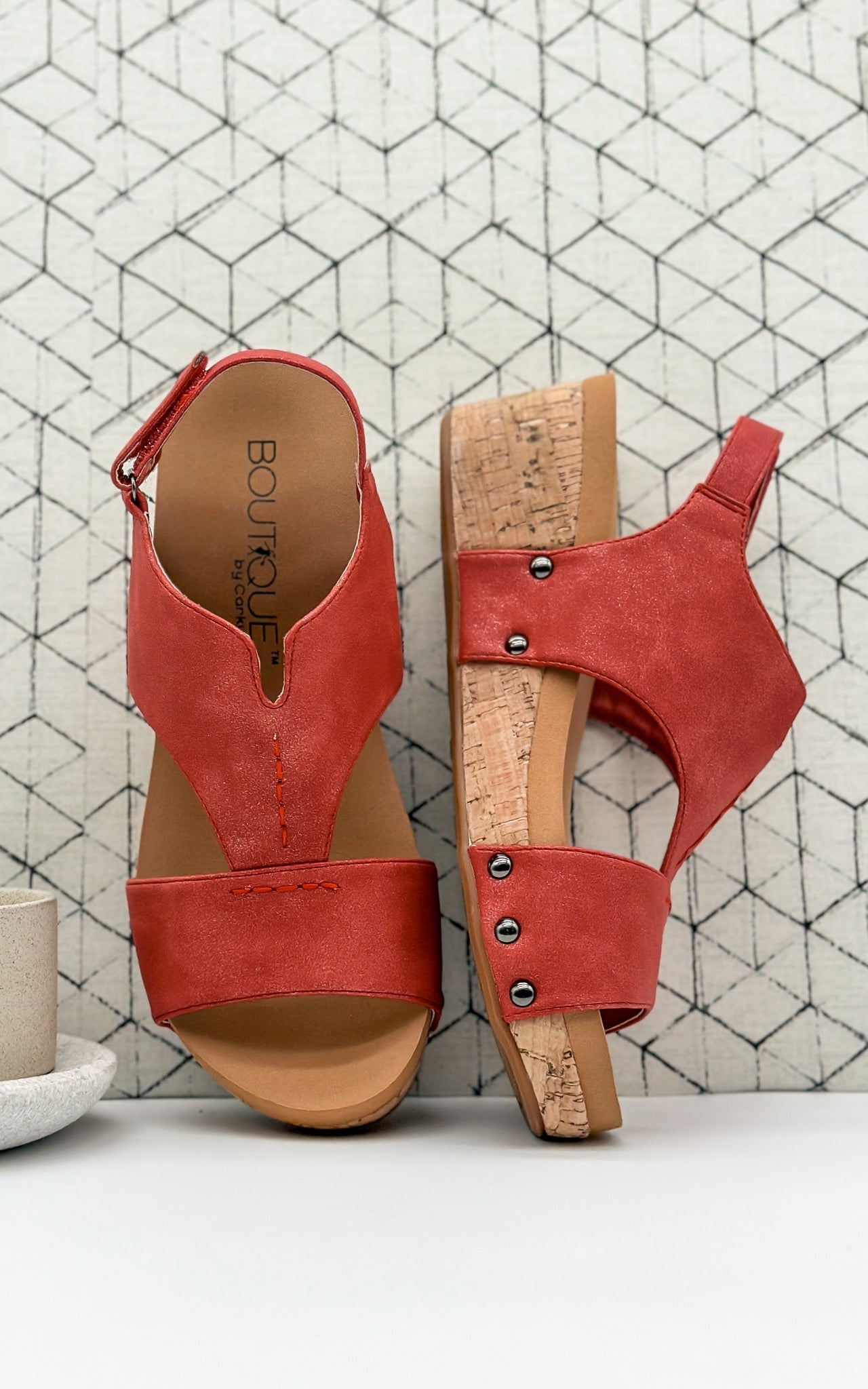 Corkys Refreshing Wedge in Red