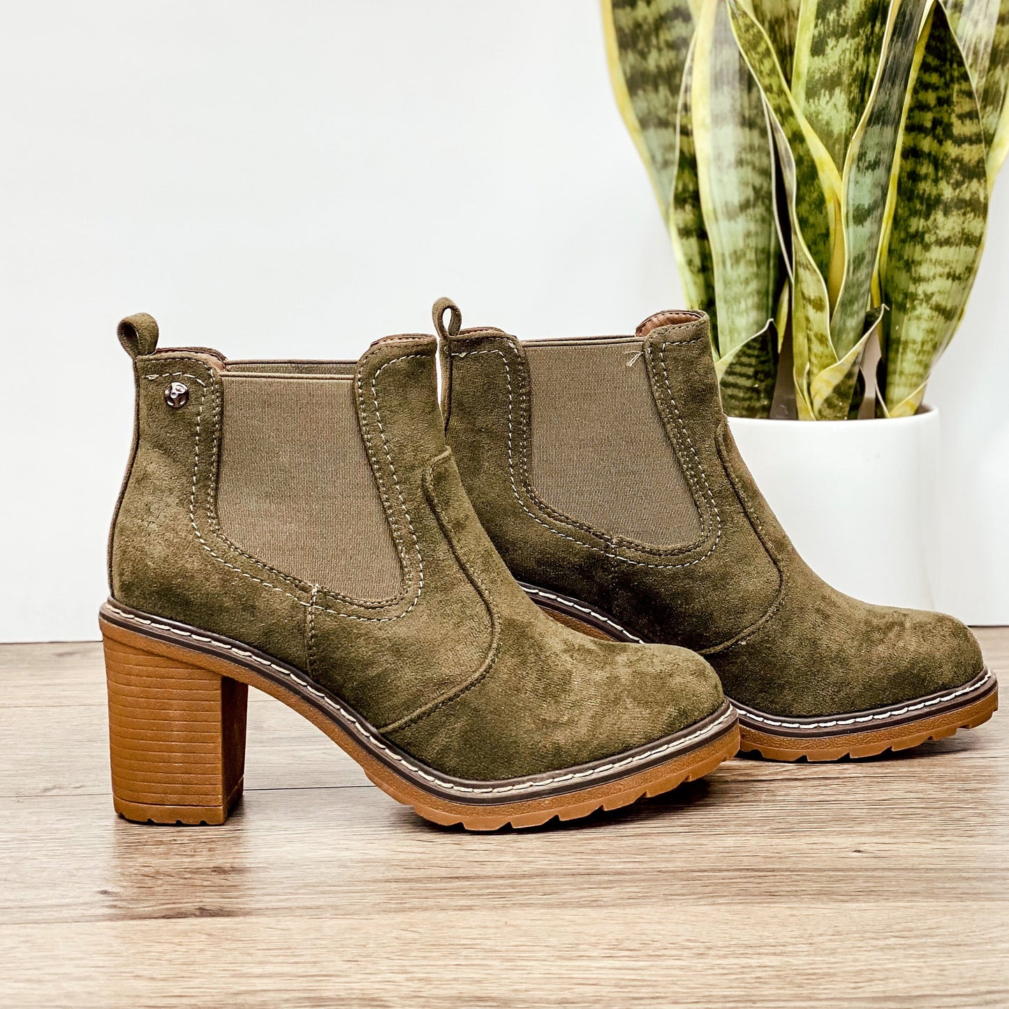 Corkys Rocky Booties in Olive