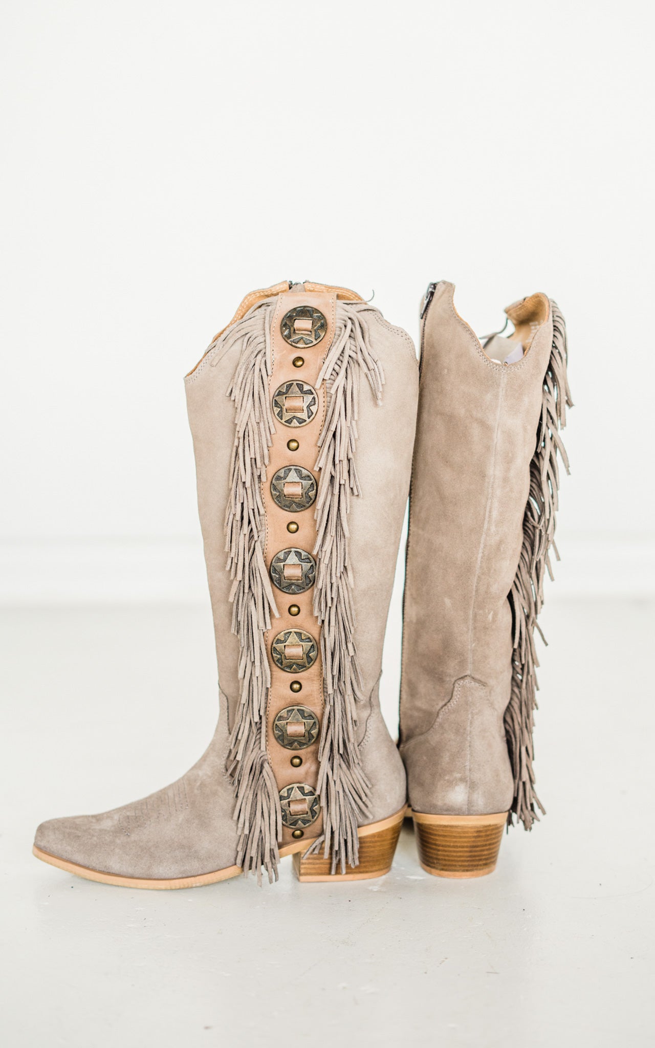 Naughty Monkey Rodeo Doll Boot in Taupe
