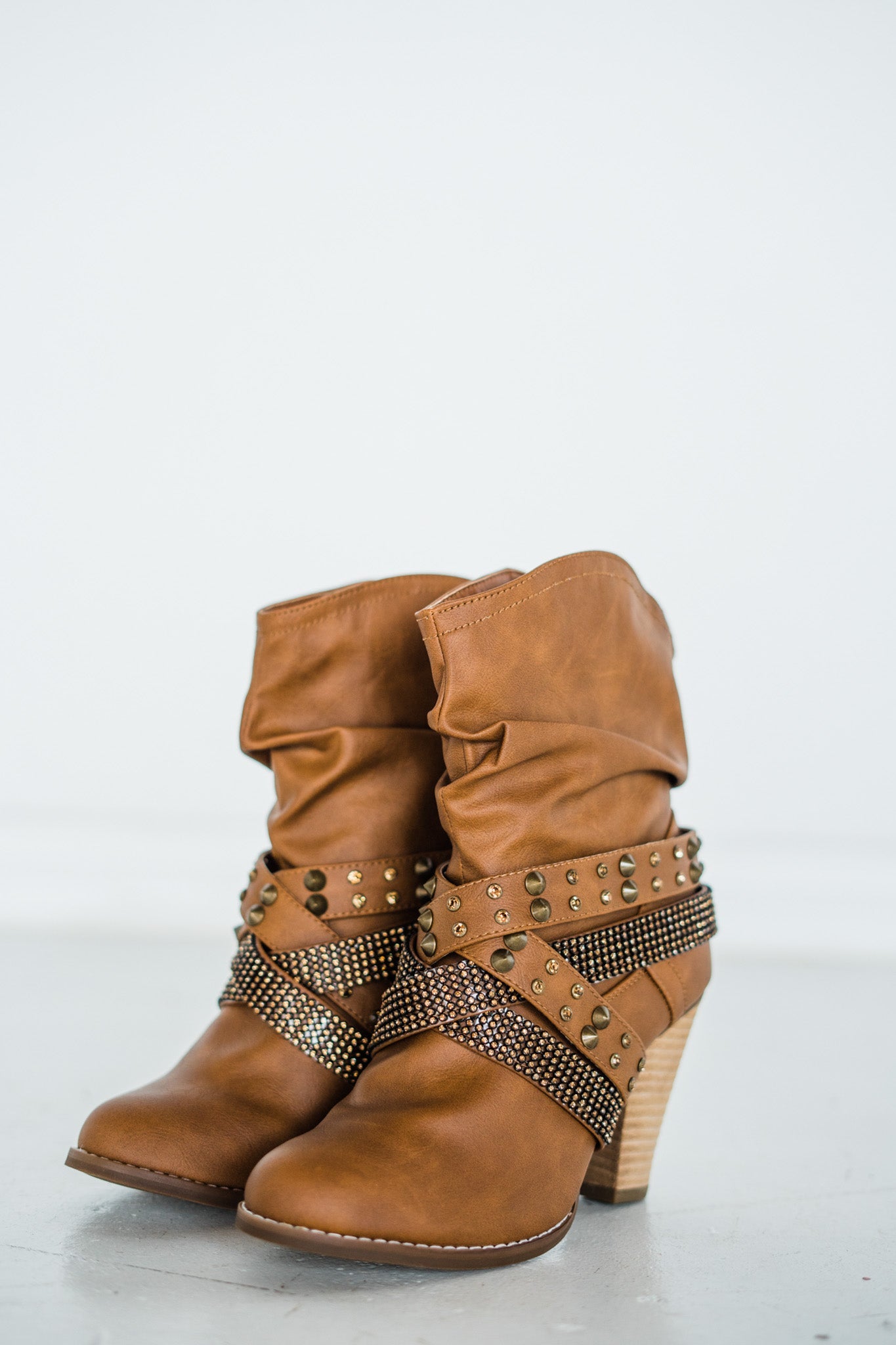 Not Rated Short Change Booties in Tan