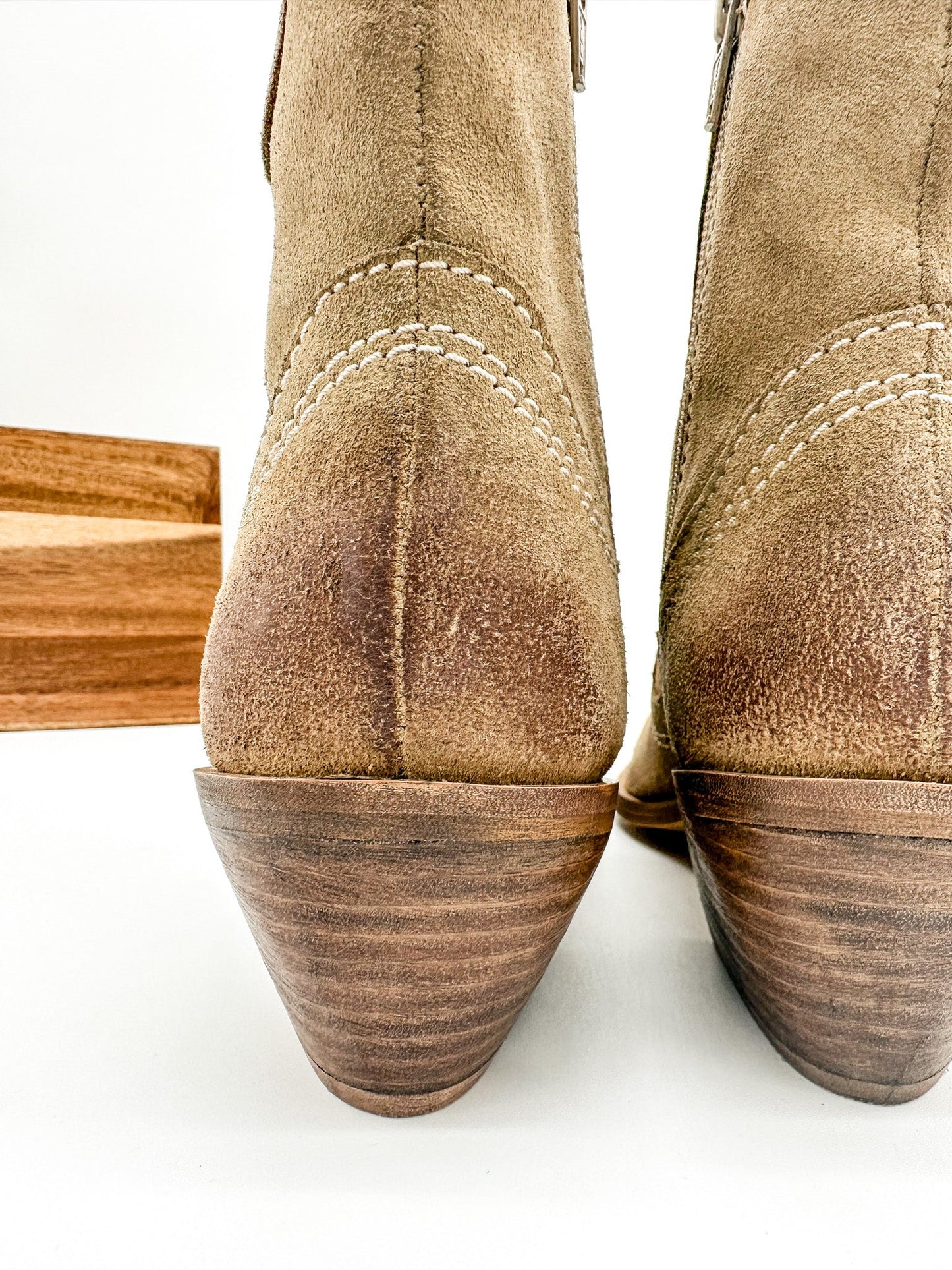 Naughty Monkey Smithy Booties in Beige