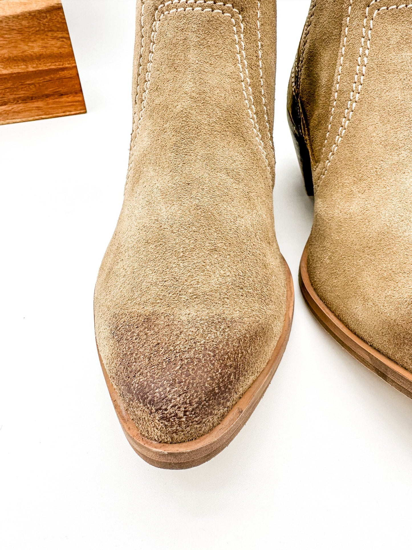 Naughty Monkey Smithy Booties in Beige