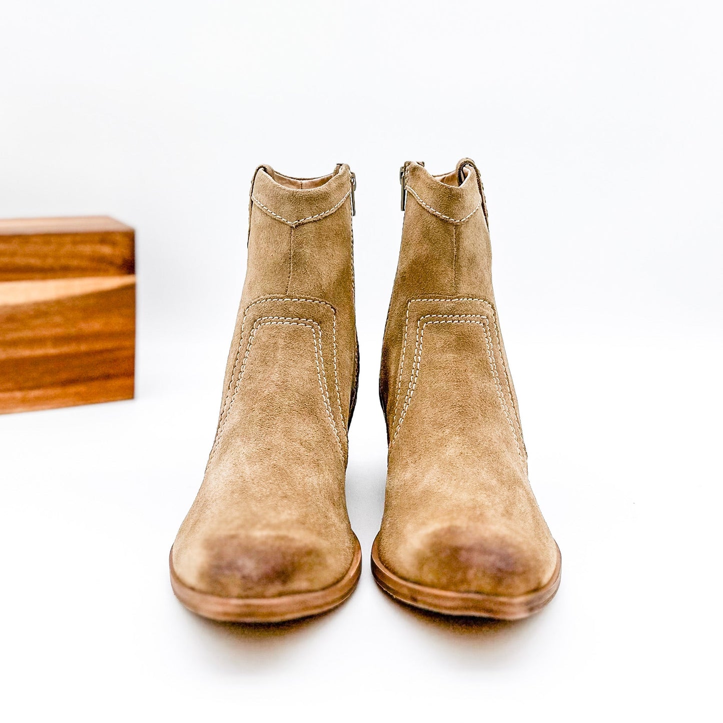 Naughty Monkey Smithy Booties in Beige