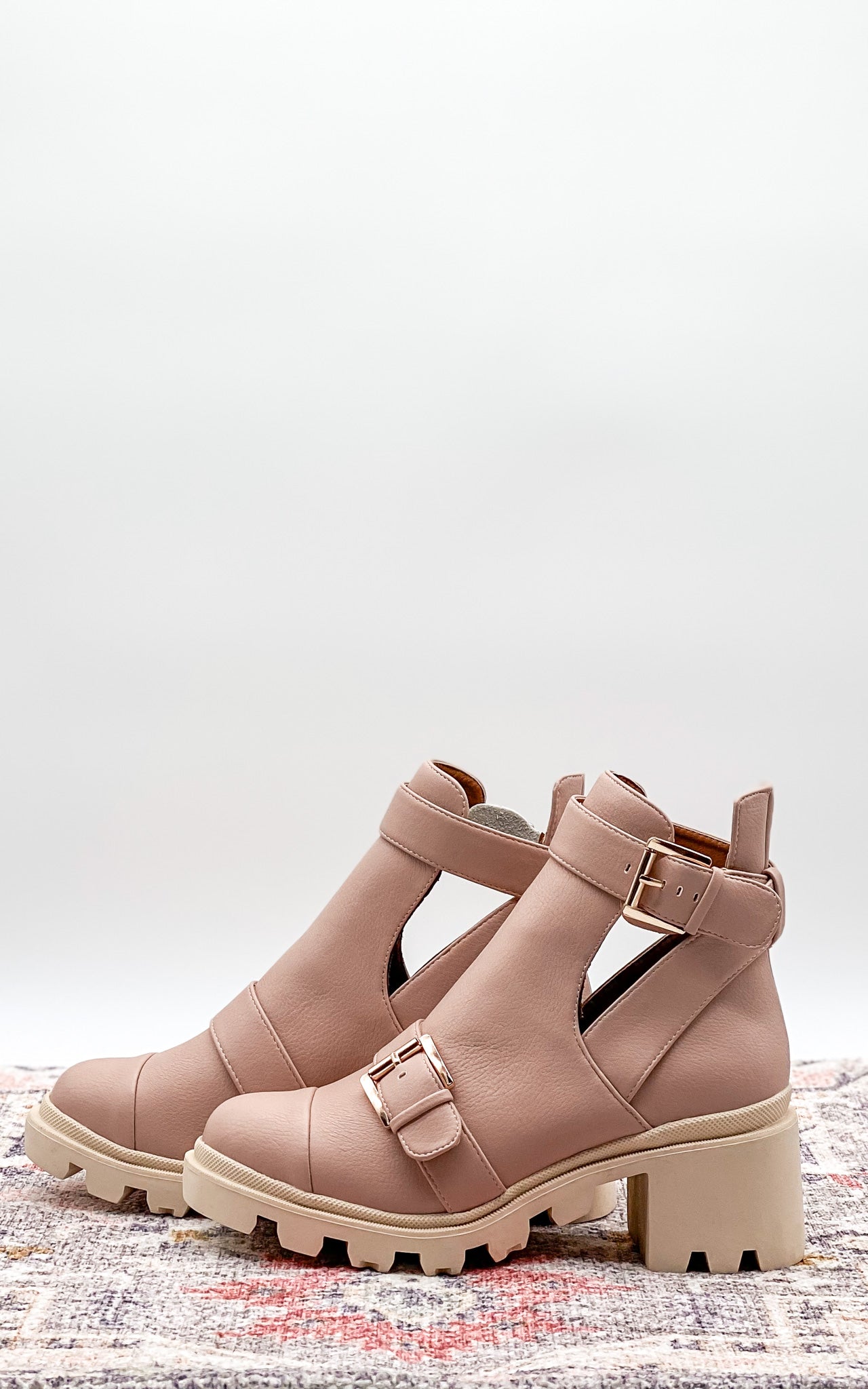 Beast Sony Booties in Blush