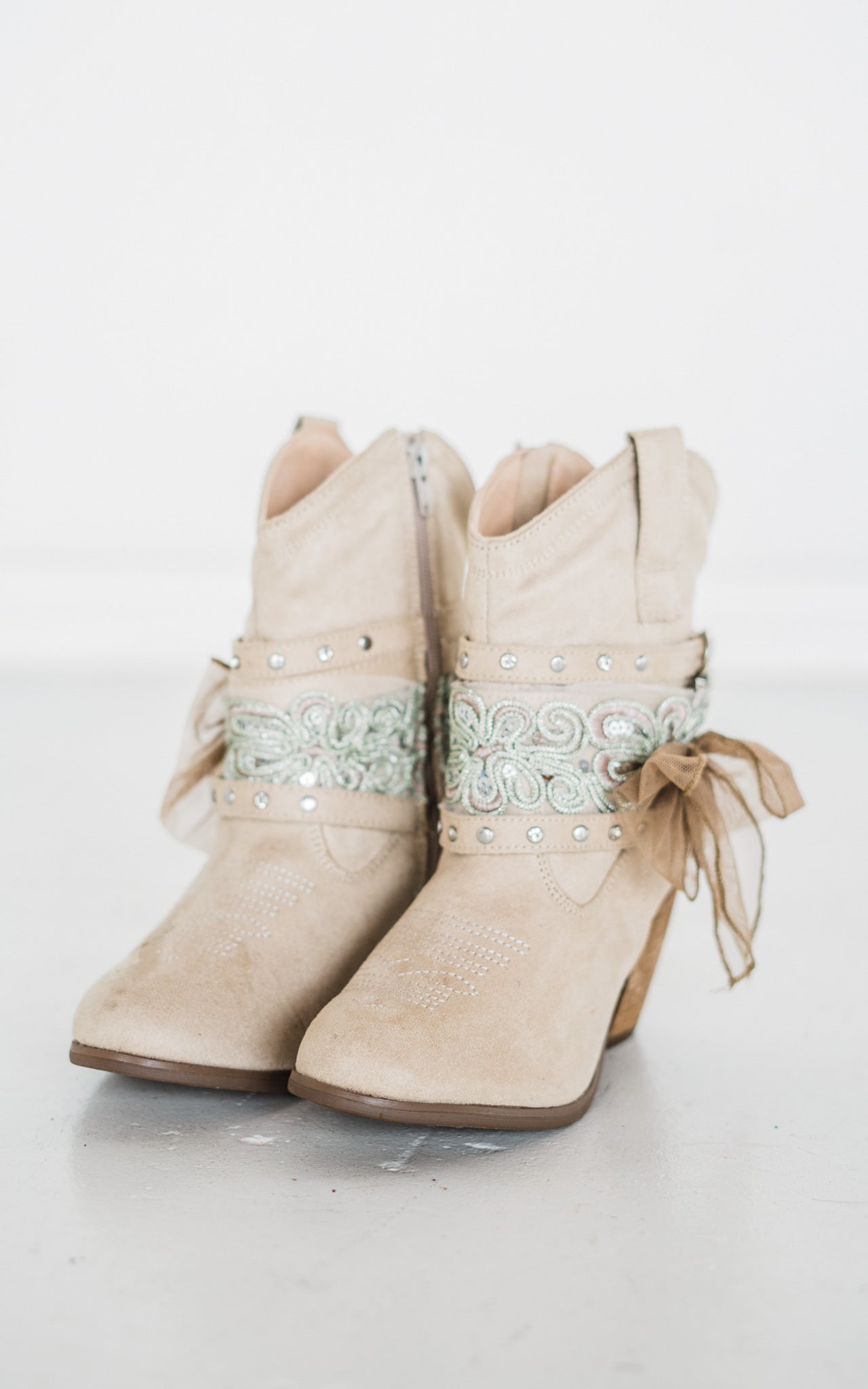 Not Rated Stash Bootie in Cream