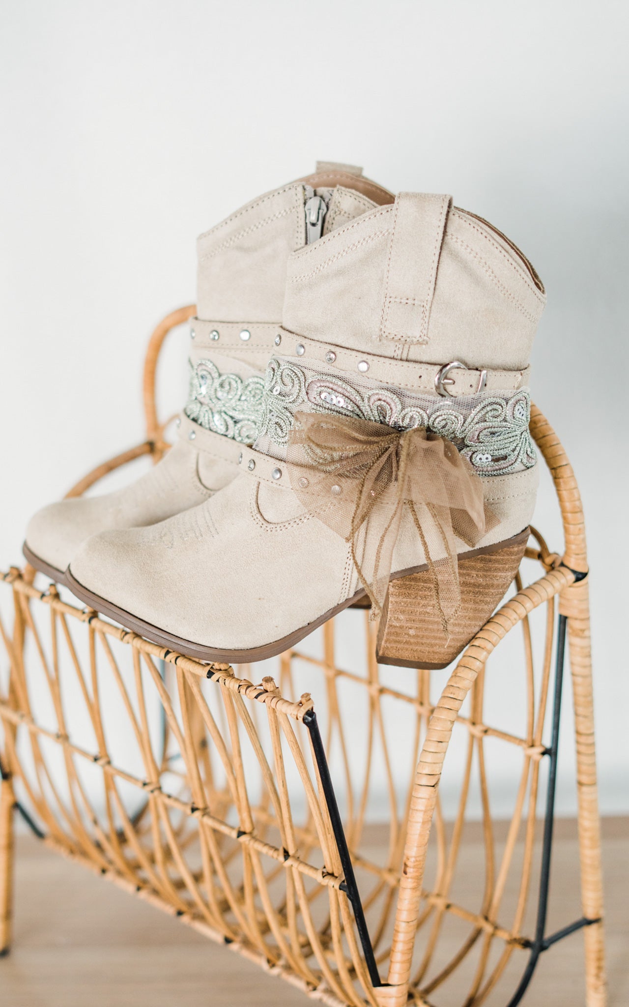 Not Rated Stash Bootie in Cream