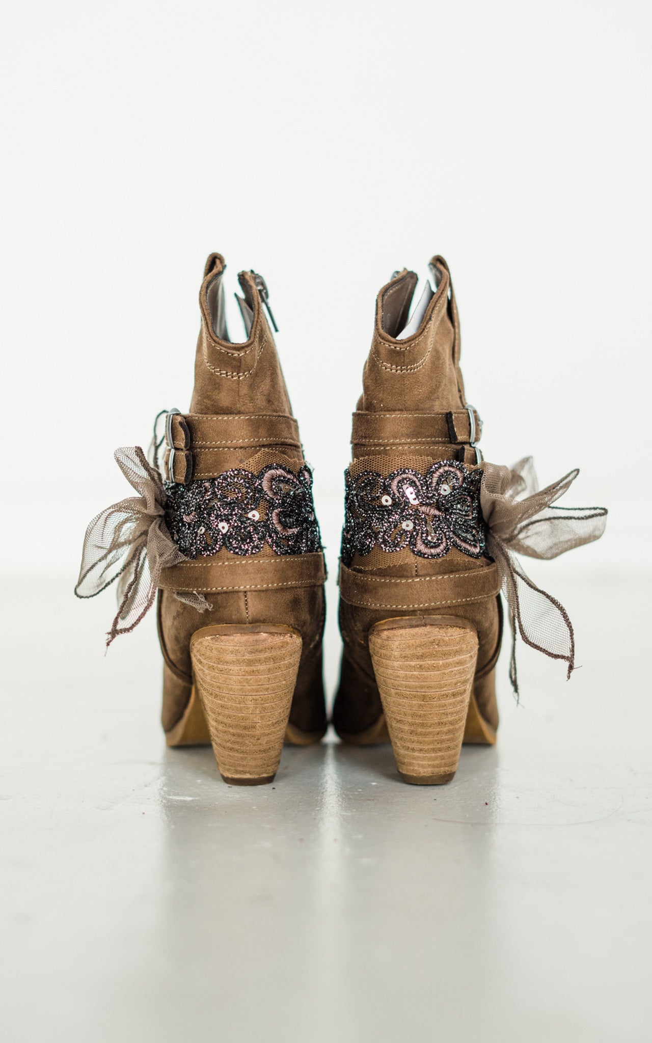 Not Rated Stash Bootie in Taupe