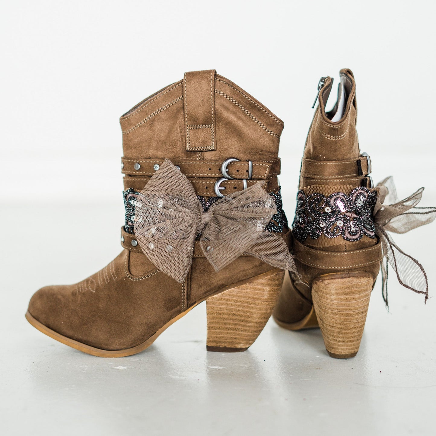 Not Rated Stash Bootie in Taupe