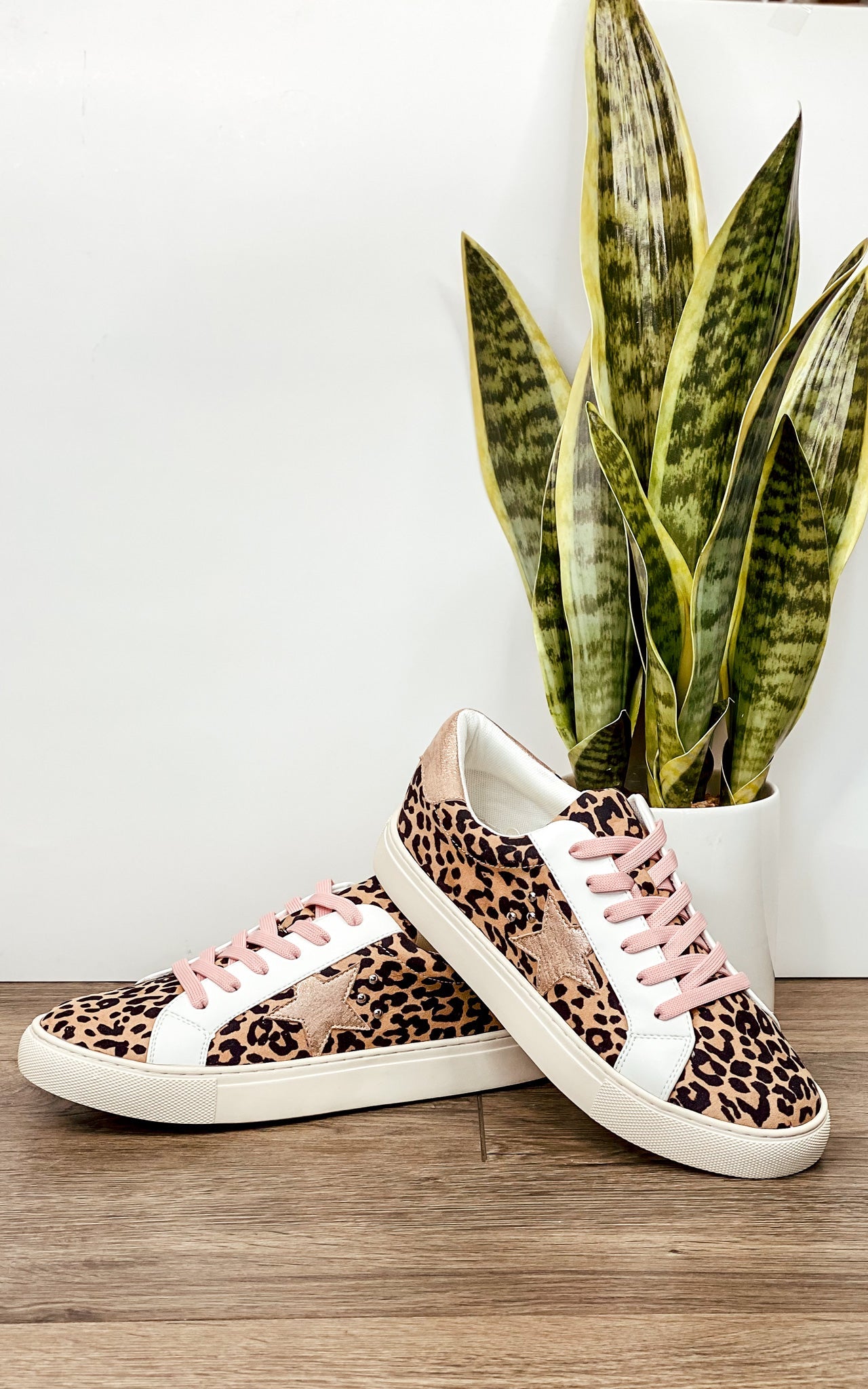 Corkys Supernova Sneaker in Rose Gold Leopard