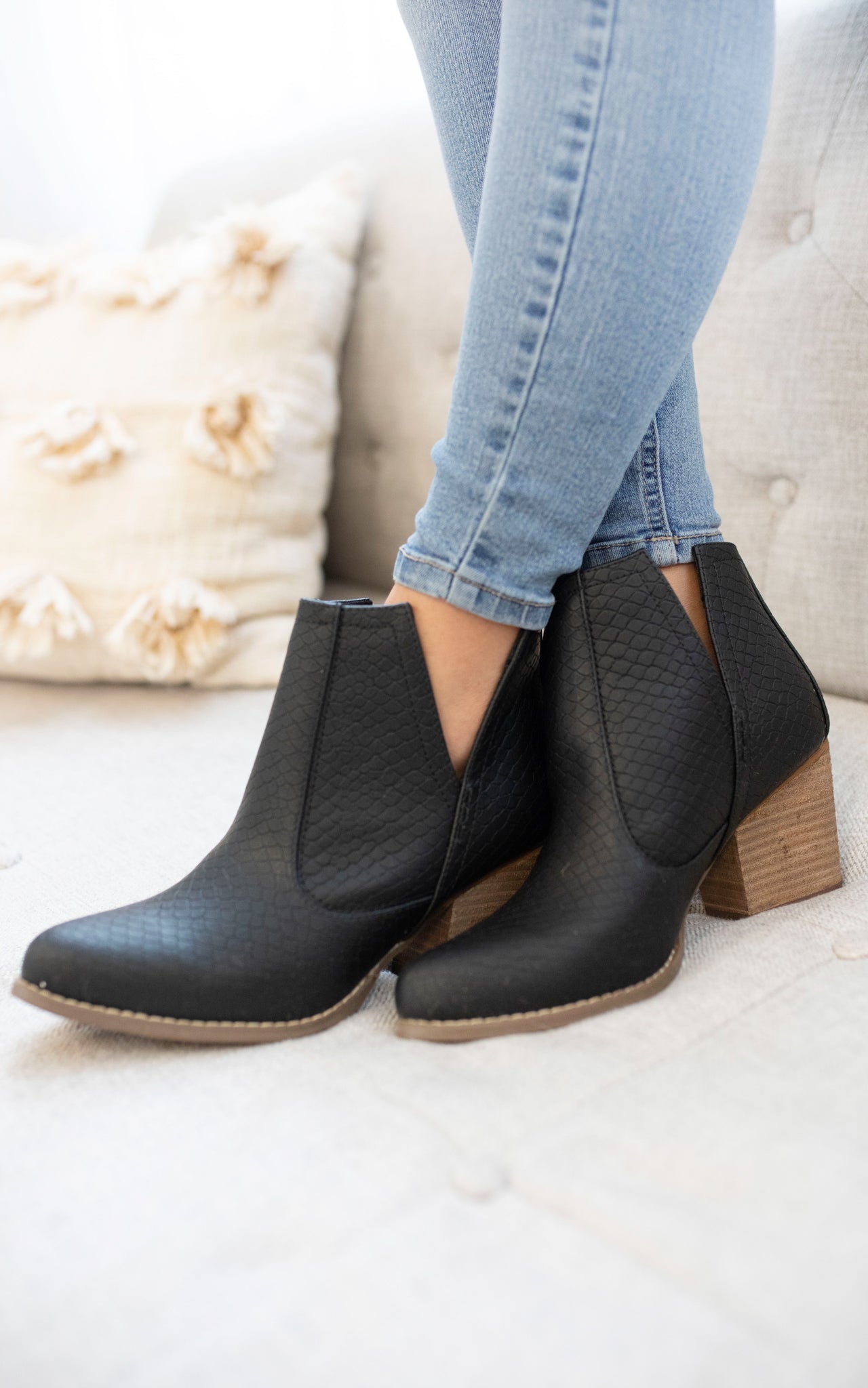 Not Rated Tarim Booties in Black