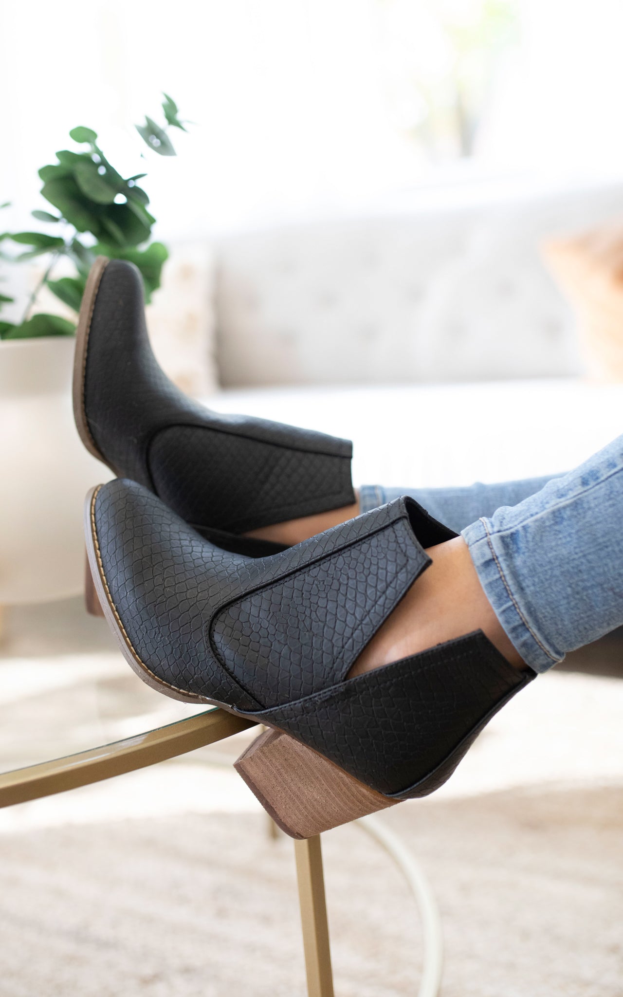 Not Rated Tarim Booties in Black