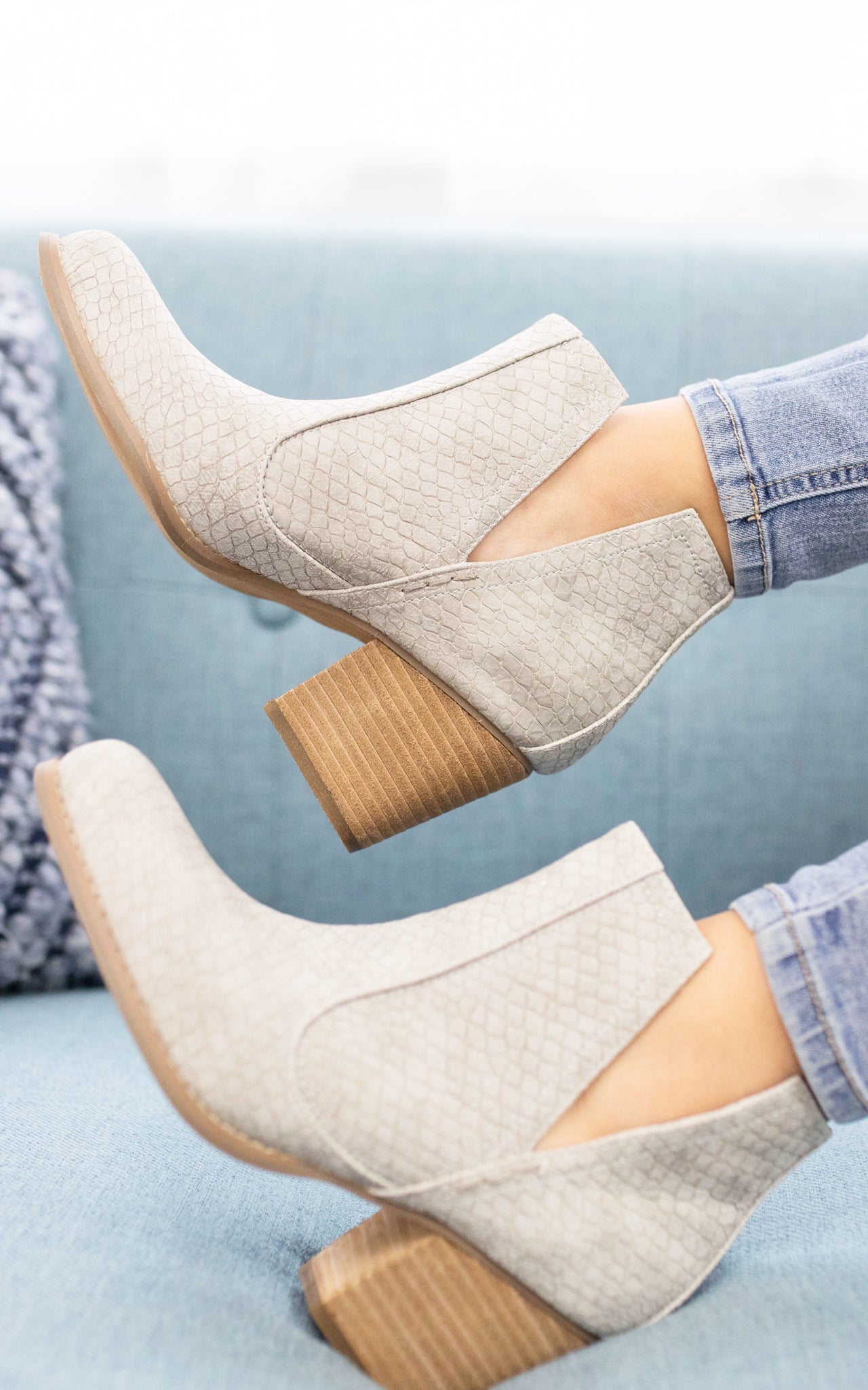 Not Rated Tarim Booties in Grey