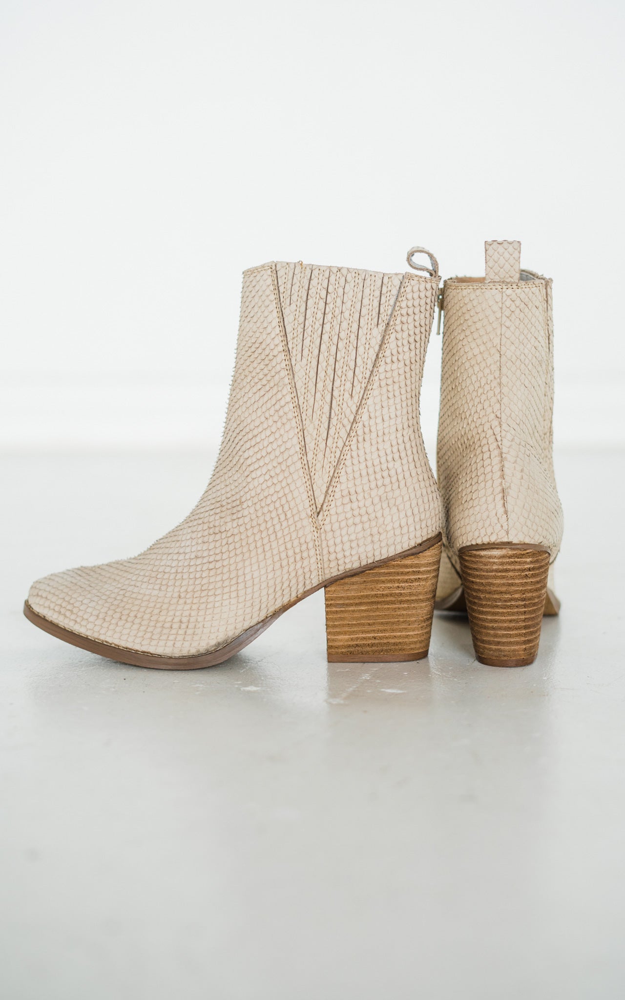 Naughty Monkey Taris Bootie in Cream