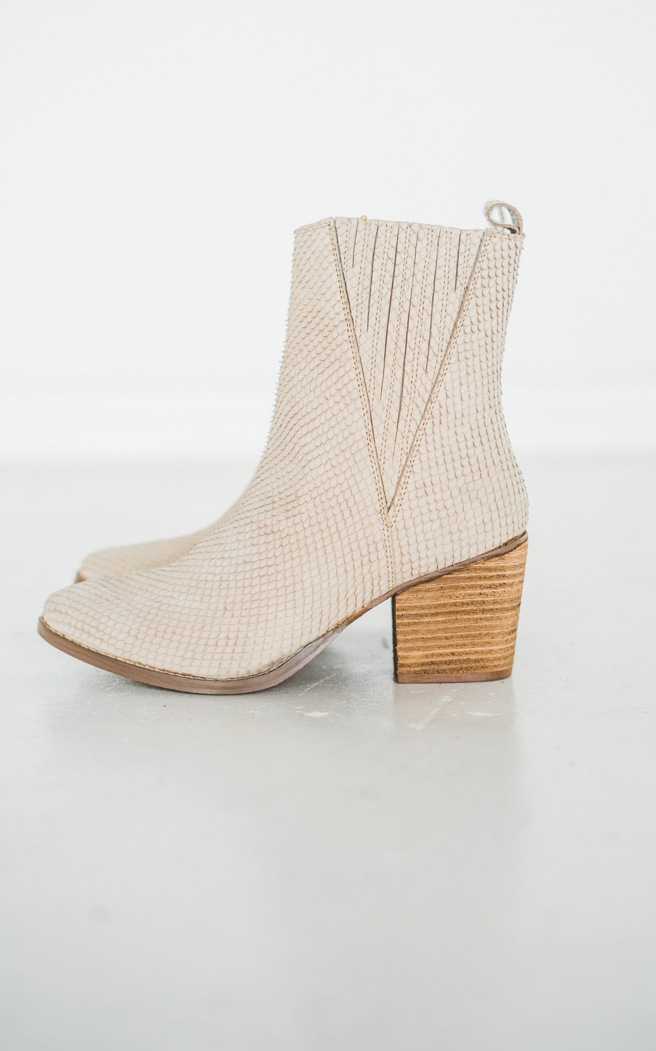 Naughty Monkey Taris Bootie in Cream