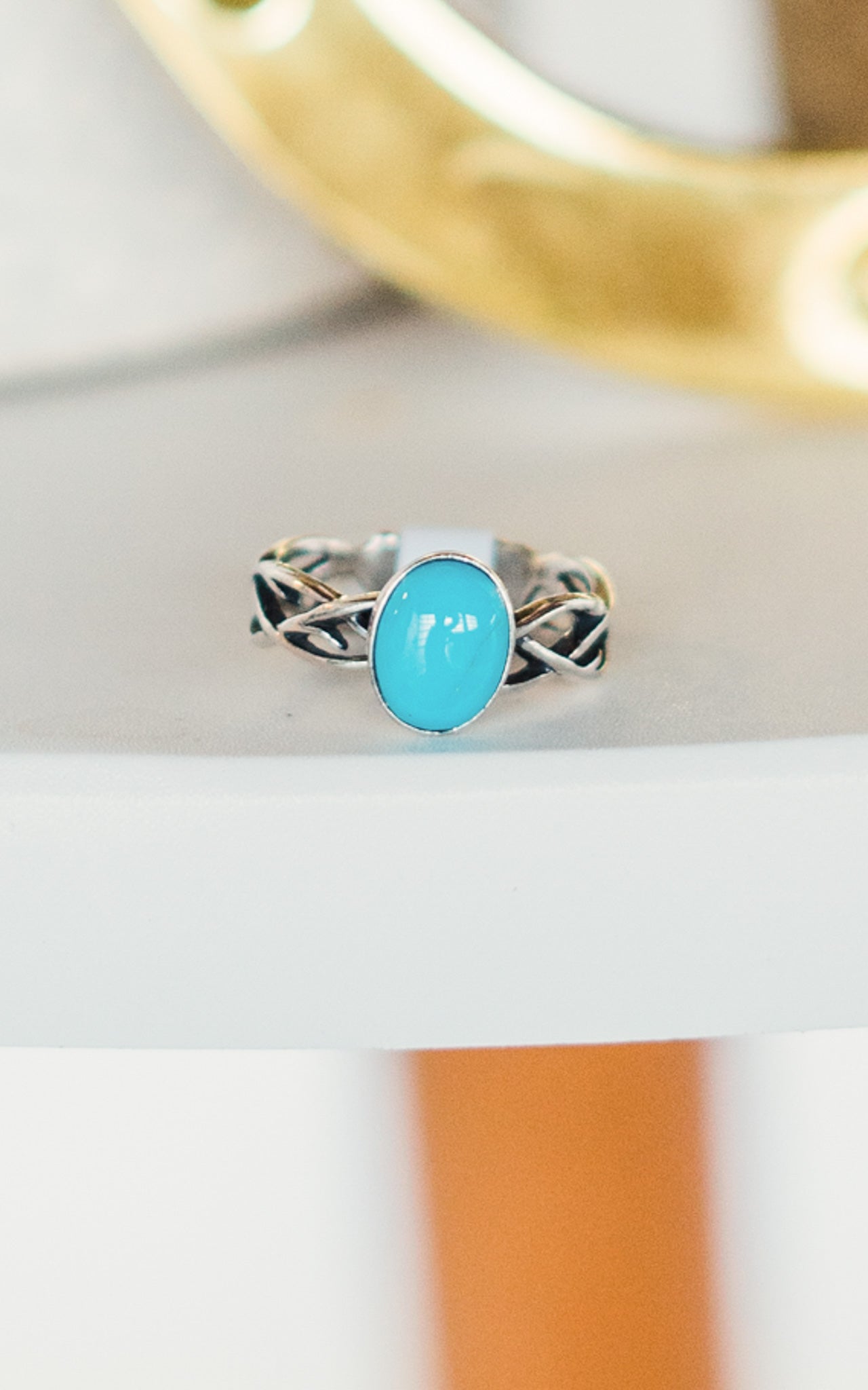 Tom Lewis Kingman Turquoise Ring
