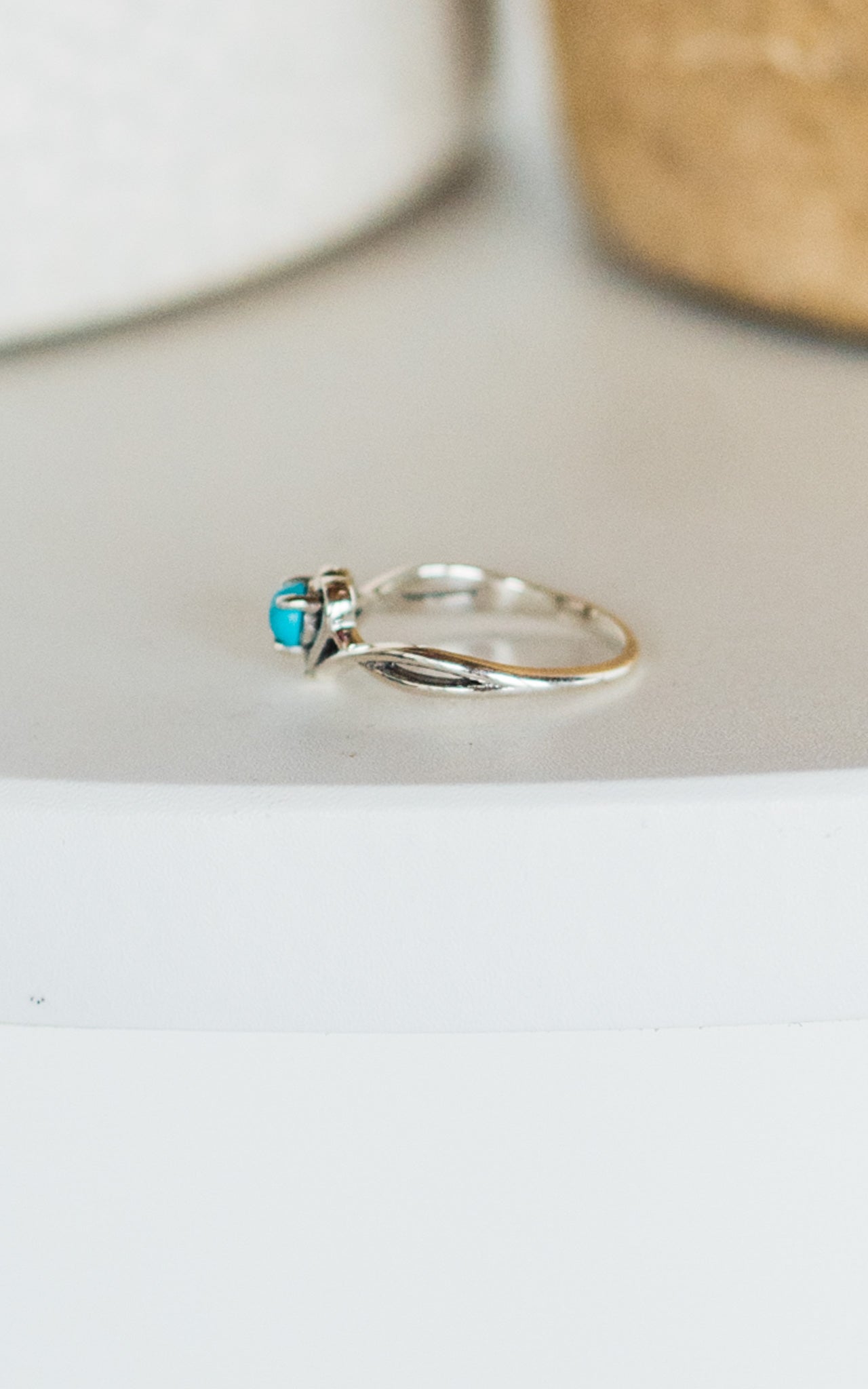 Sanchi & Filia Designs Turquoise Heart Ring