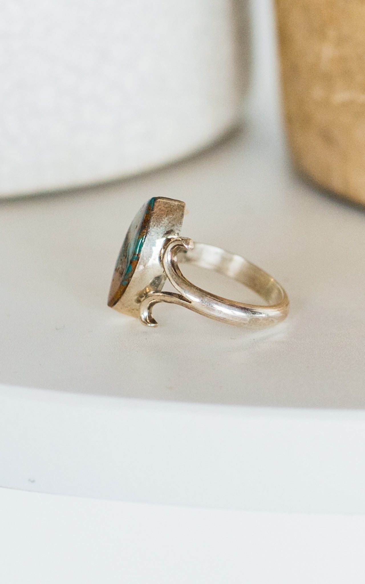 Larry Castilo #8 Turquoise Ring