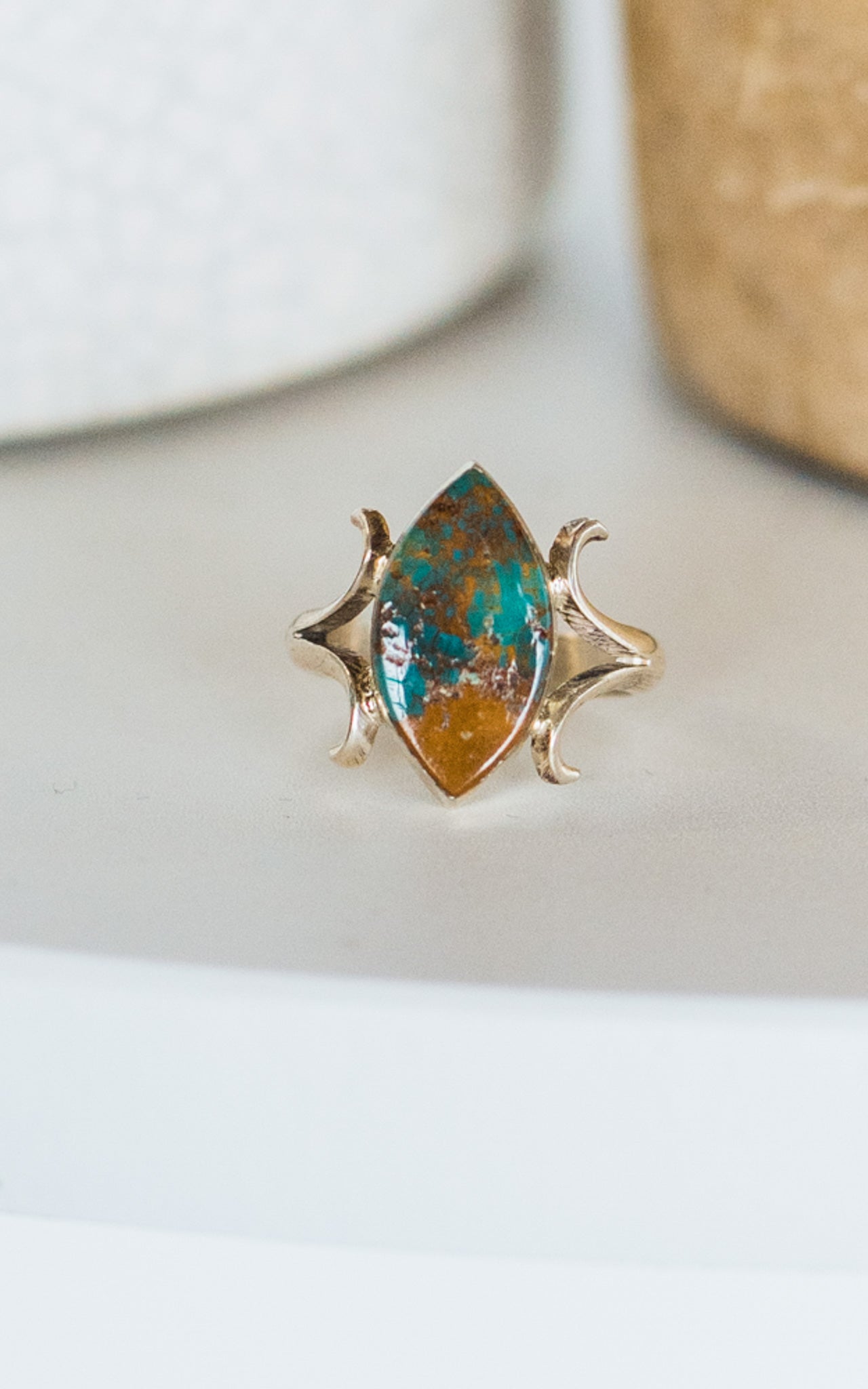 Larry Castilo #8 Turquoise Ring