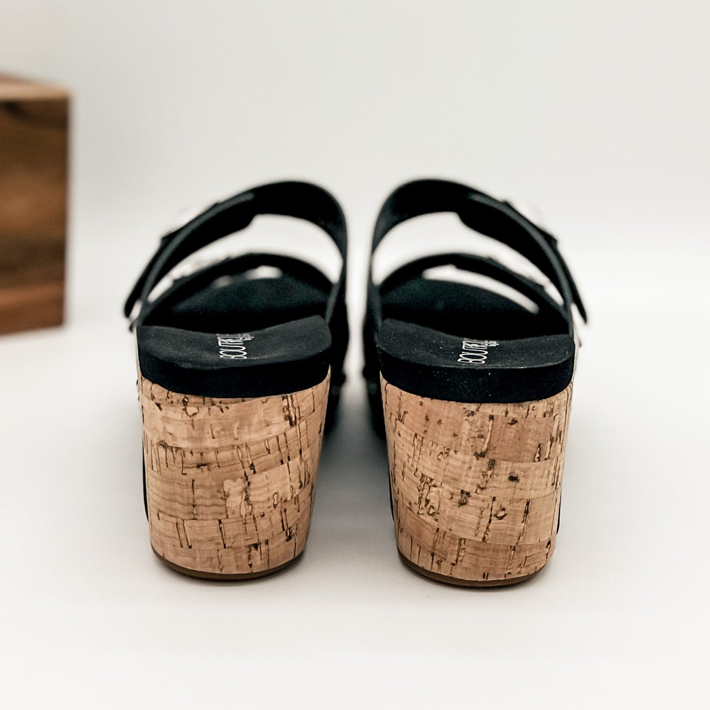 Corkys Twinkie Wedge in Black