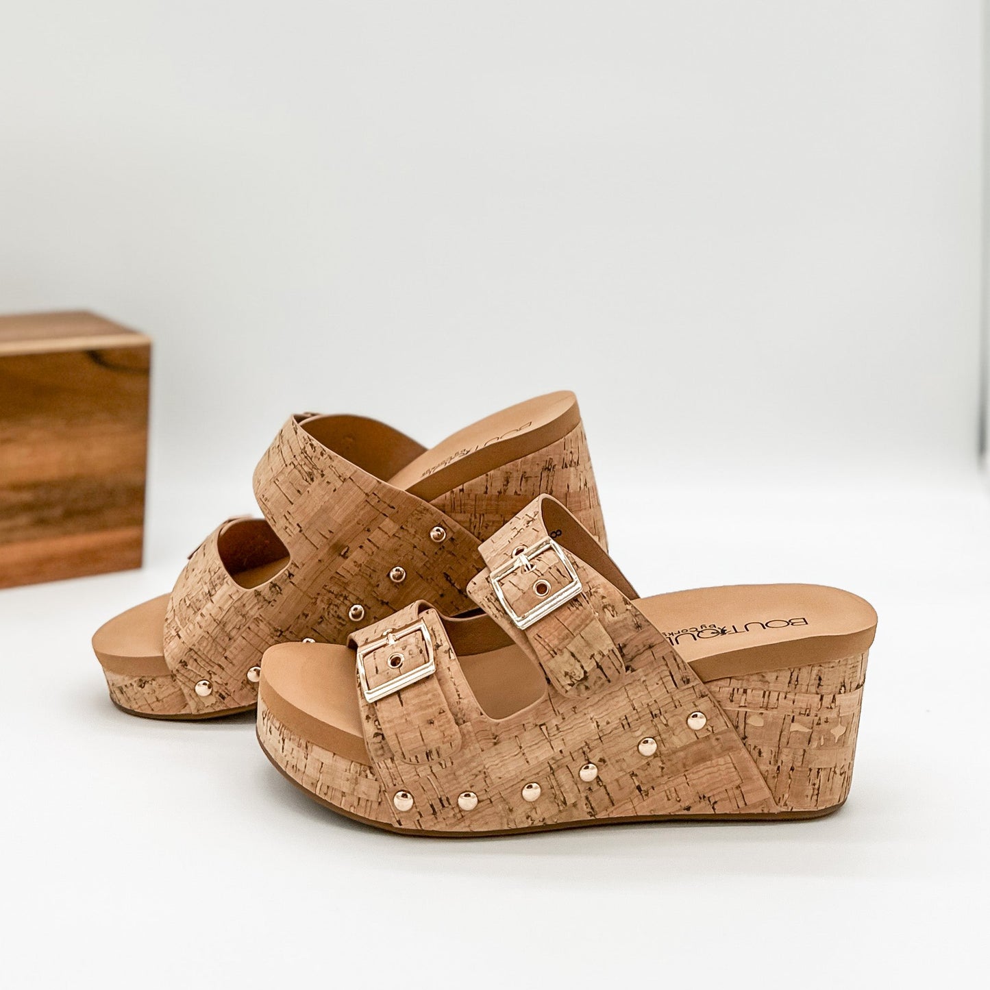 Corkys Twinkie Wedge in Square Cork