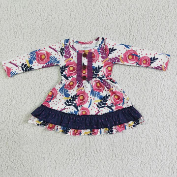 Fall Flower Dress