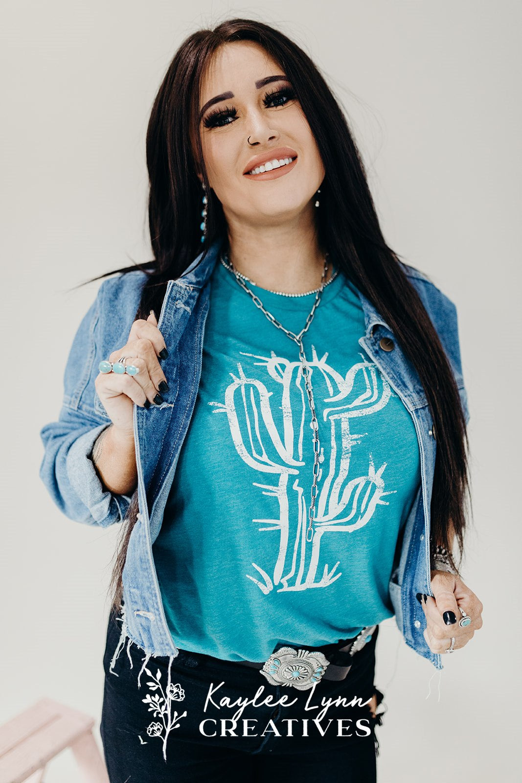 Teal Cactus
