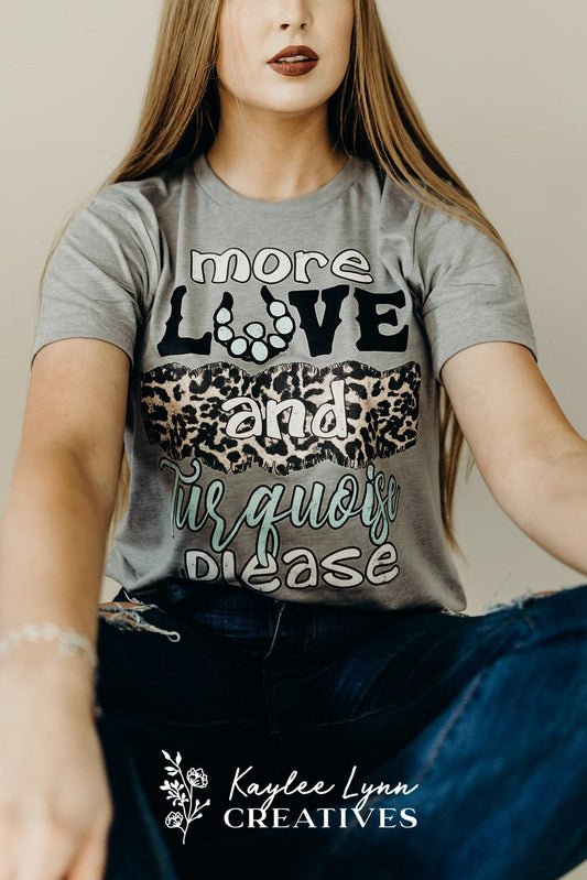 More love and TURQUOISE please