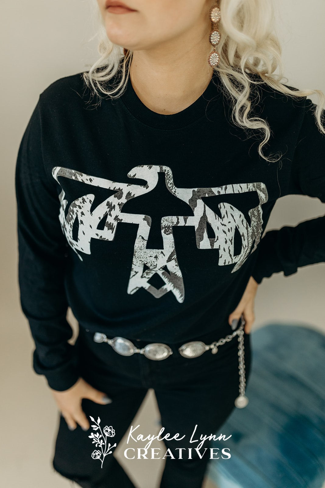 Long Sleeve Snake Skin Thunderbird