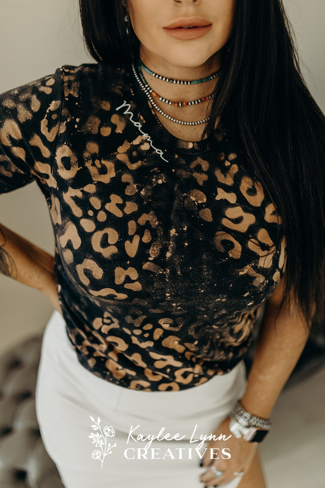 Bleached Leopard Mama