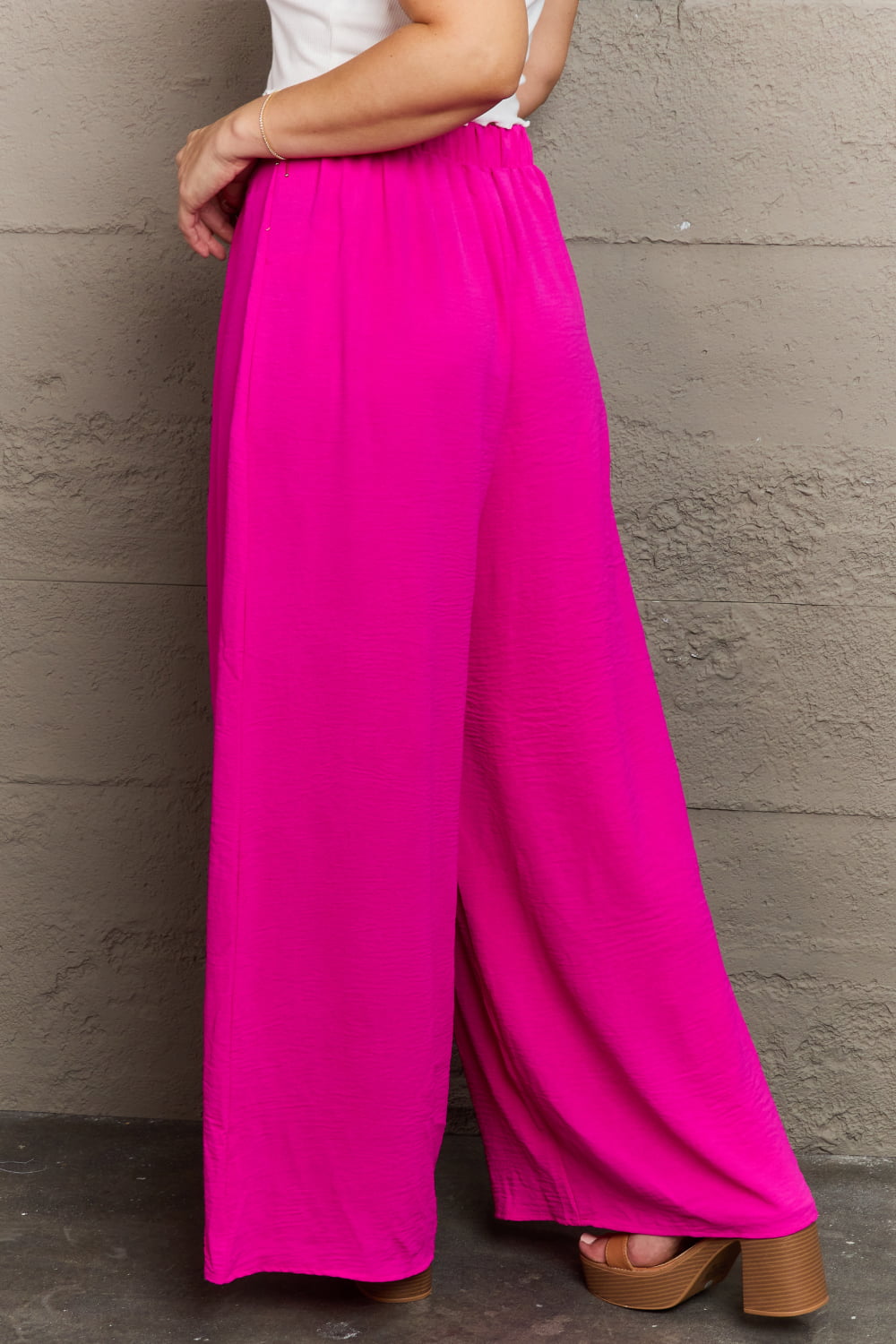 GeeGee Adorable Treasures High Waisted Wide Leg Trouser Pants