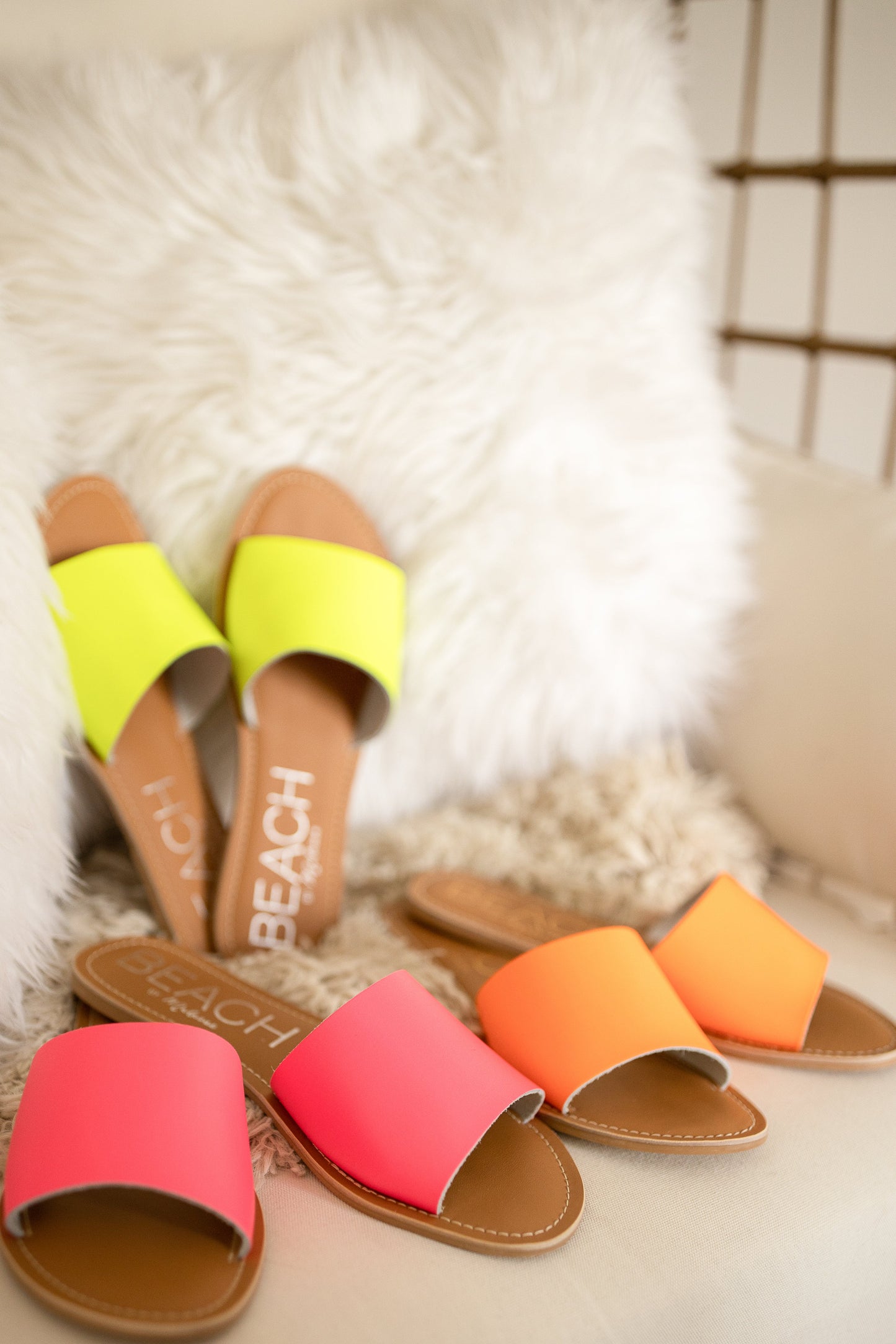Matisse Cabana Sandal in Orange Neon