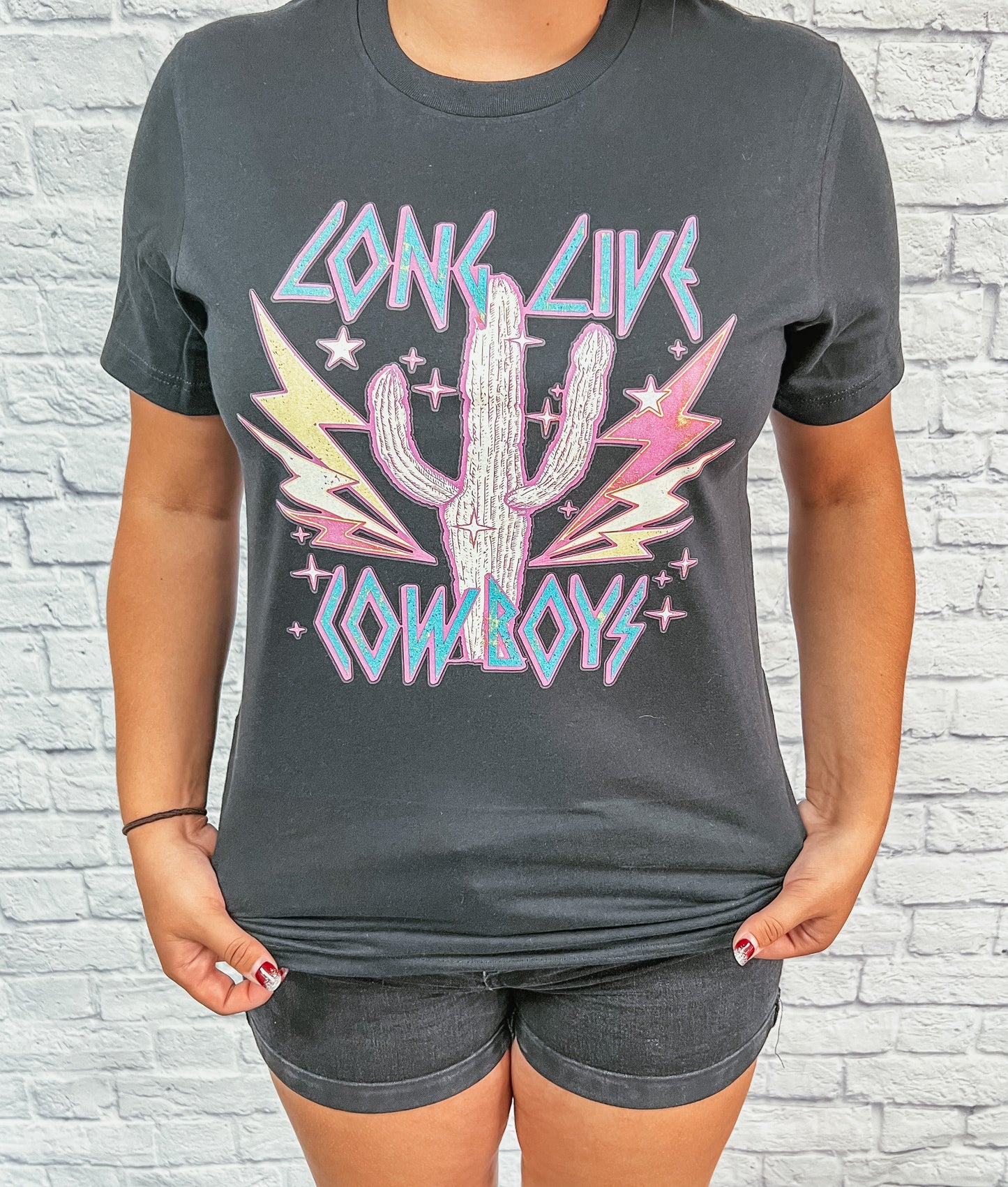 Neon Cactus Long Live Cowboys